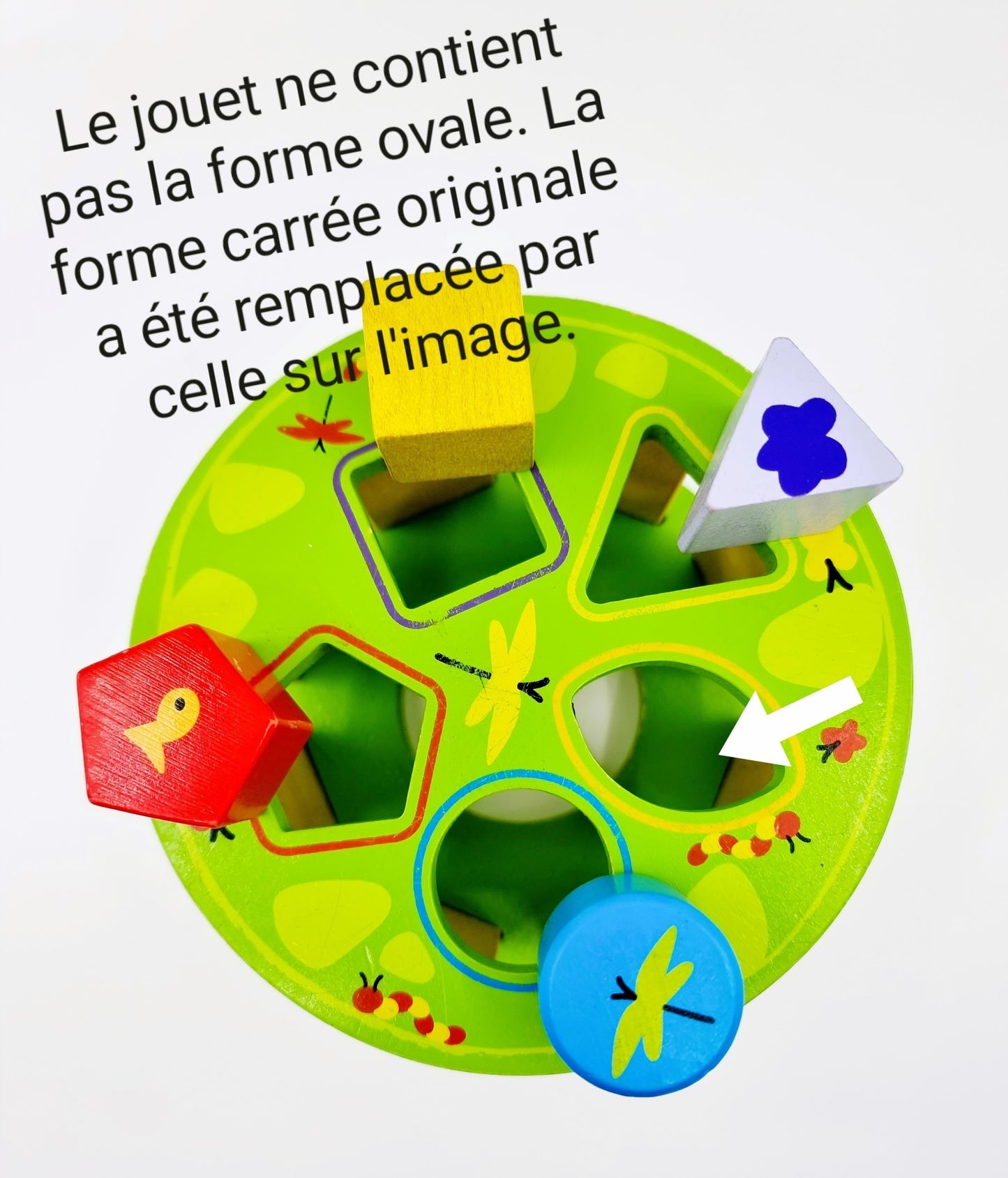 Escargot à tirer avec ces formes à emboîter