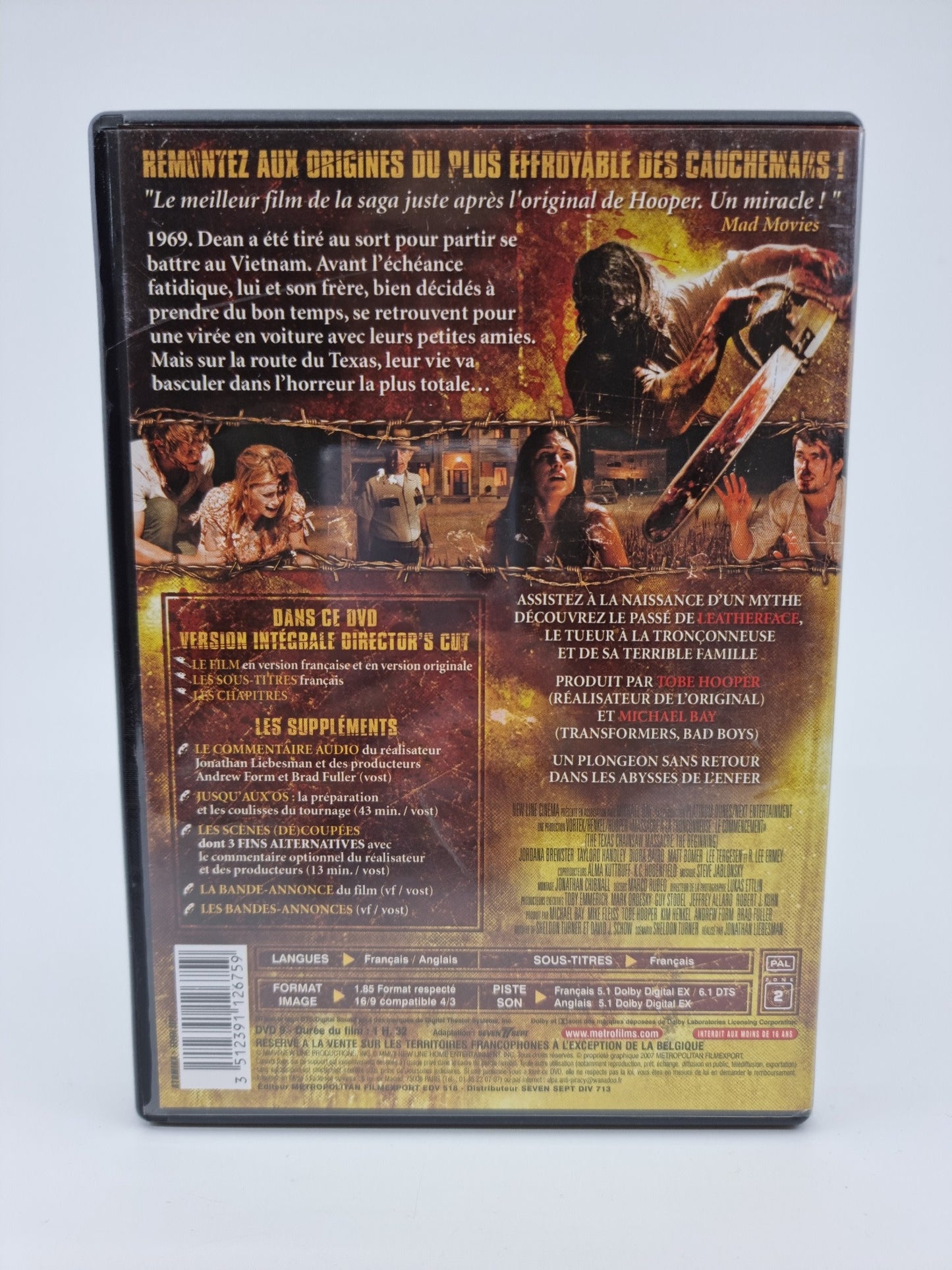 DVD - Massacre à la tronçonneuse