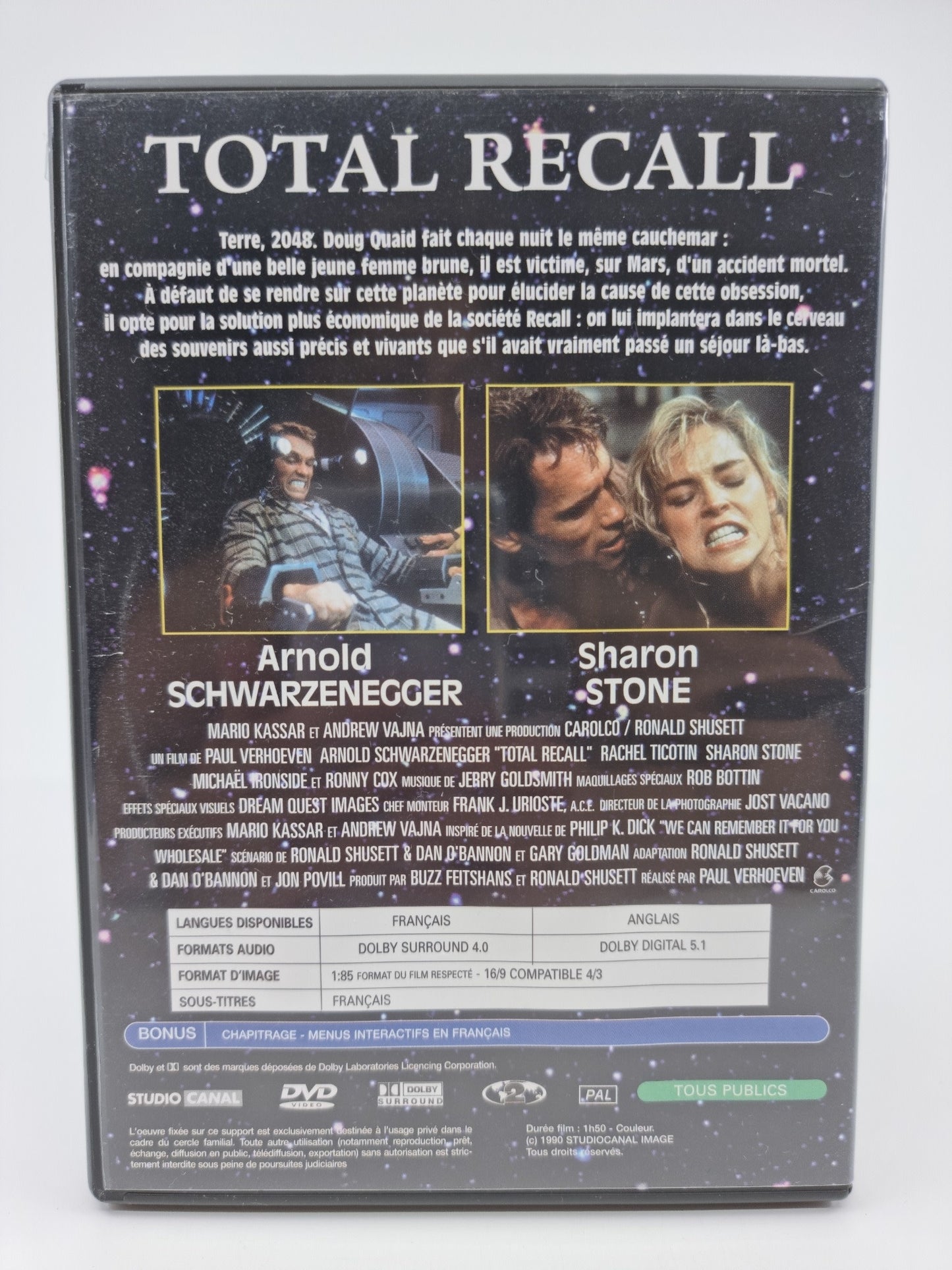 DVD - Total Recall, Voyage au centre de la mémoire