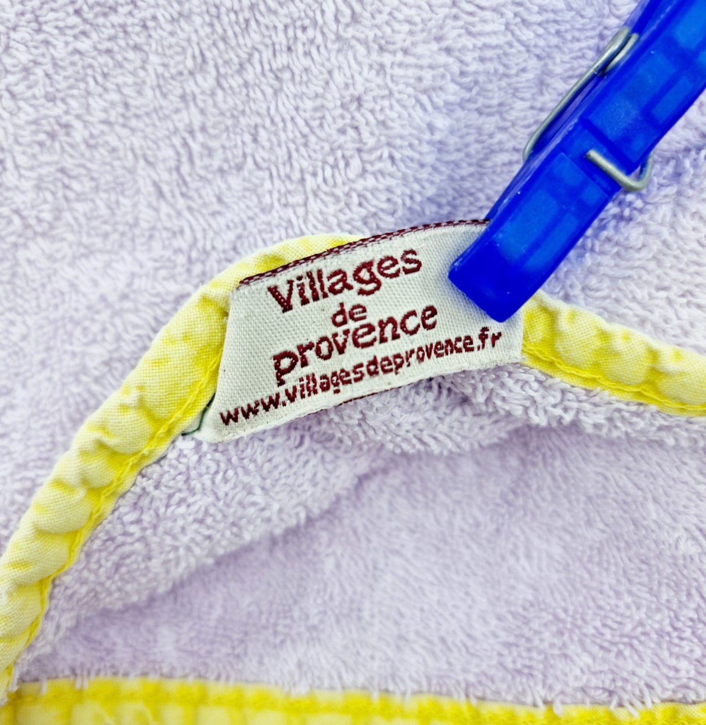 Linge rond motif citron (Ø 60 cm)