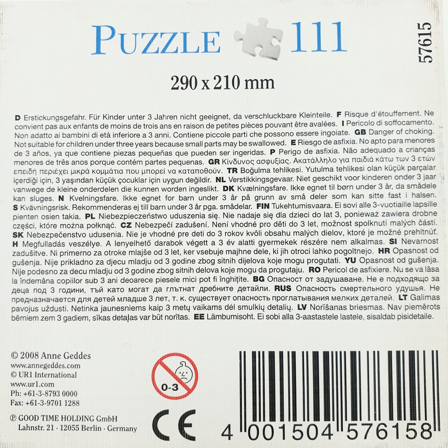 Puzzle - Anne Geddes