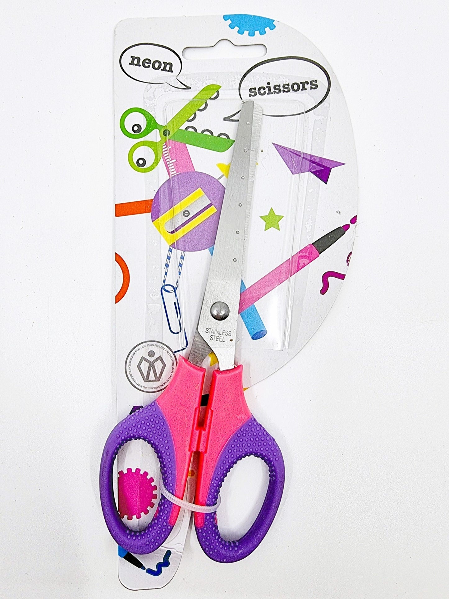 Ciseaux neon - rose/violet