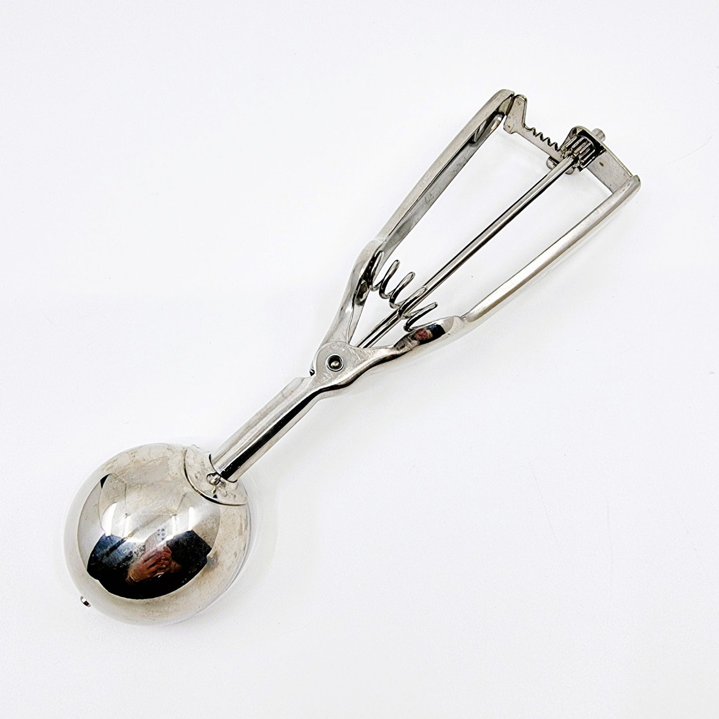 Cuillère à glace en acier avec levier démouleur (portionneuse)