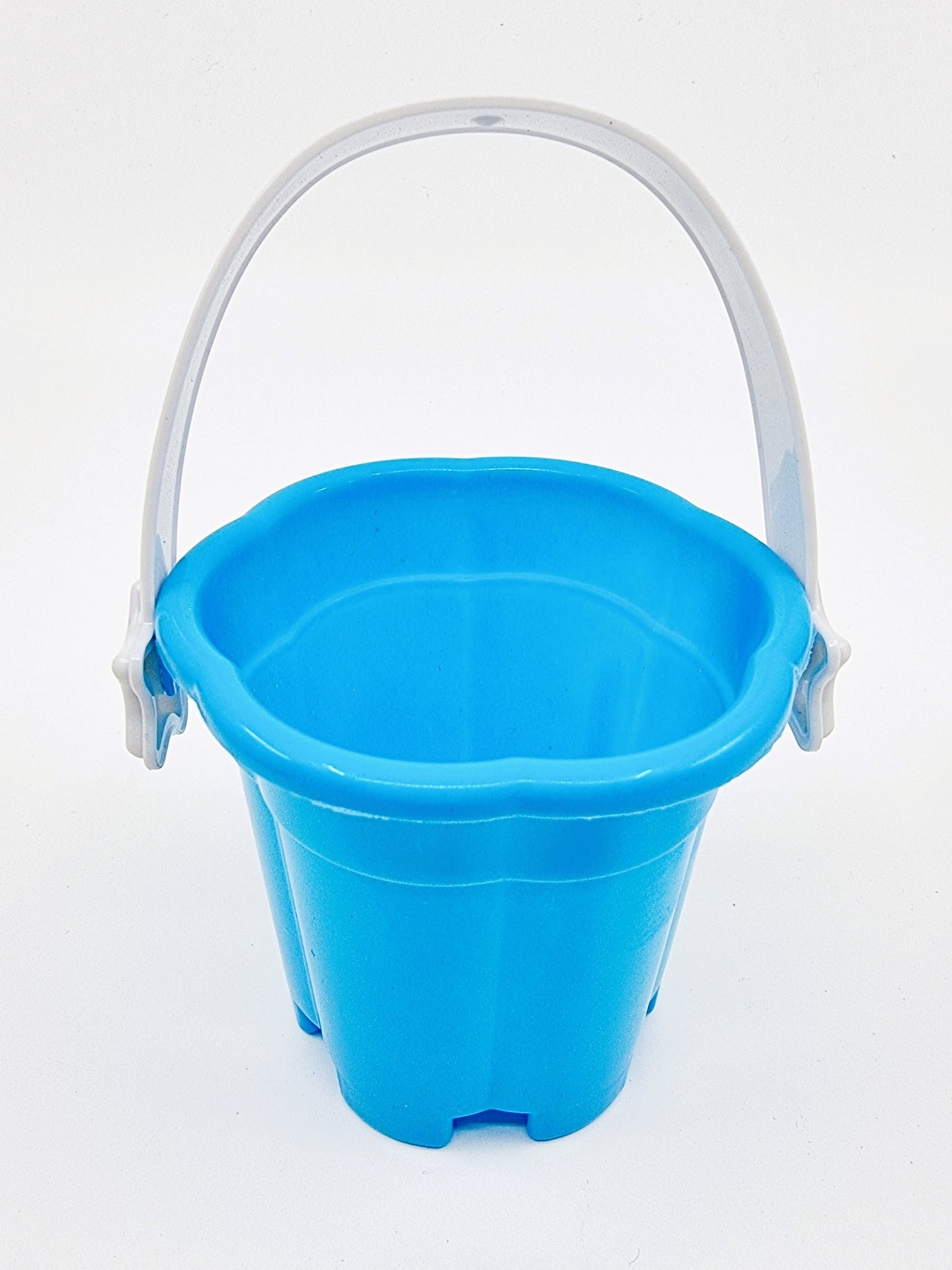 Petit seau de plage avec accessoires (7 pièces) - Bleu