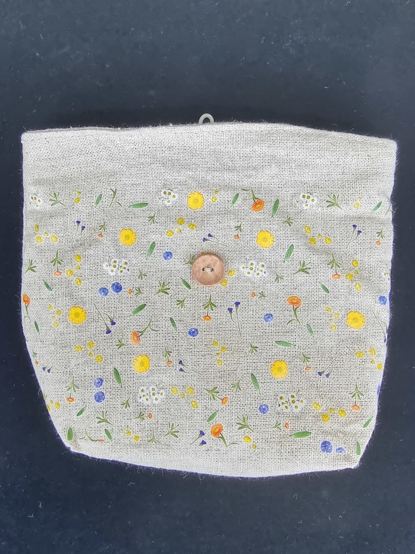 Trousse à maquillage fleurie