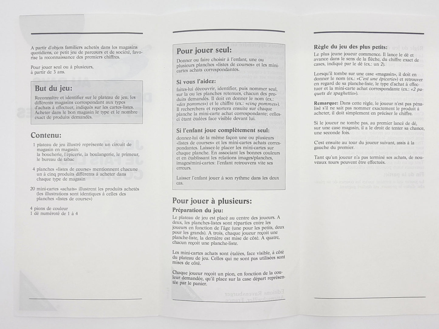 Au pays des chiffres - Je fais les courses