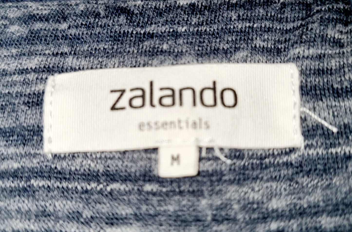 Pullover à capuche bleu chiné (SIZE : M)