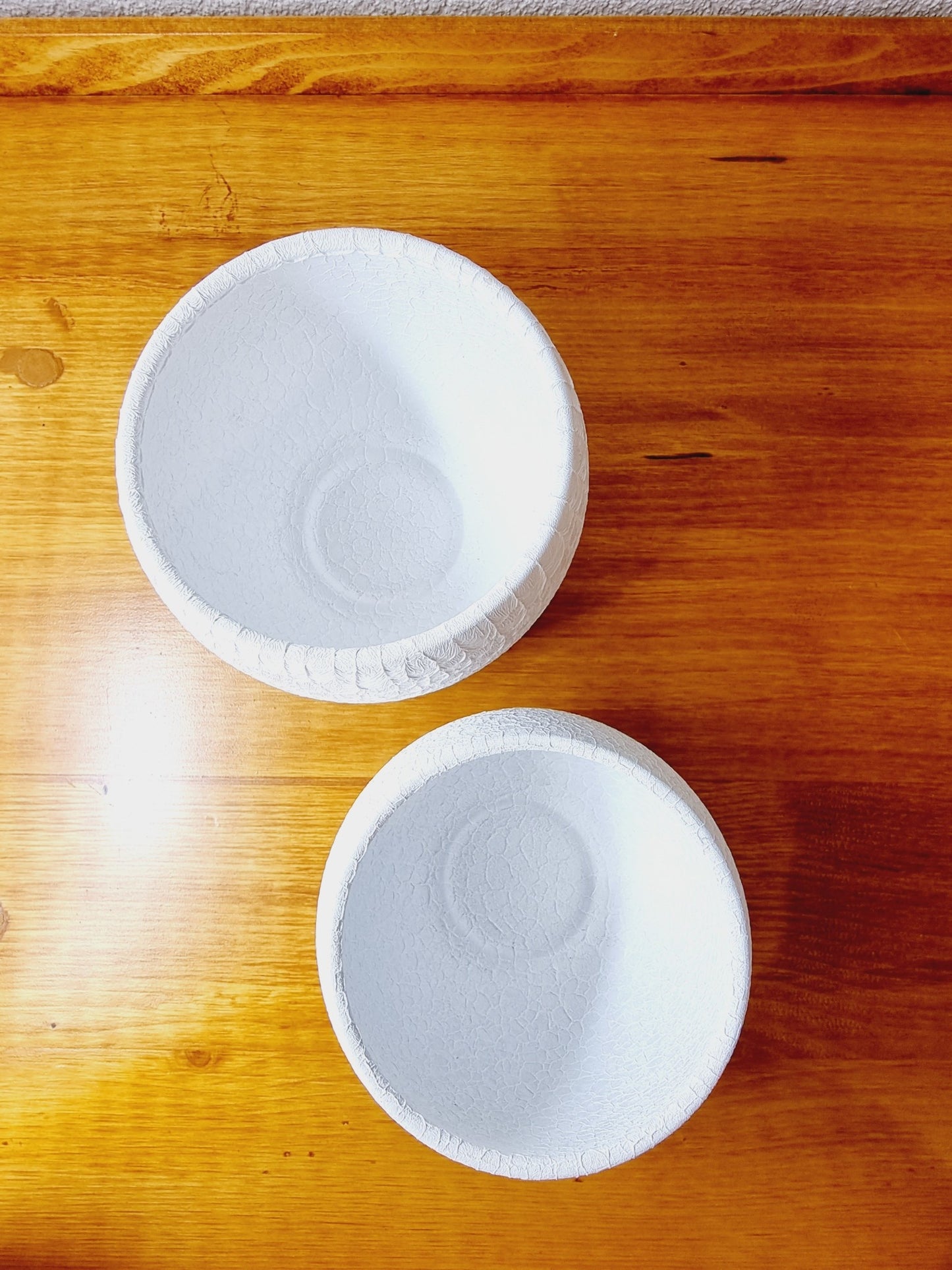 Cache-pot blanc (2 pièces)