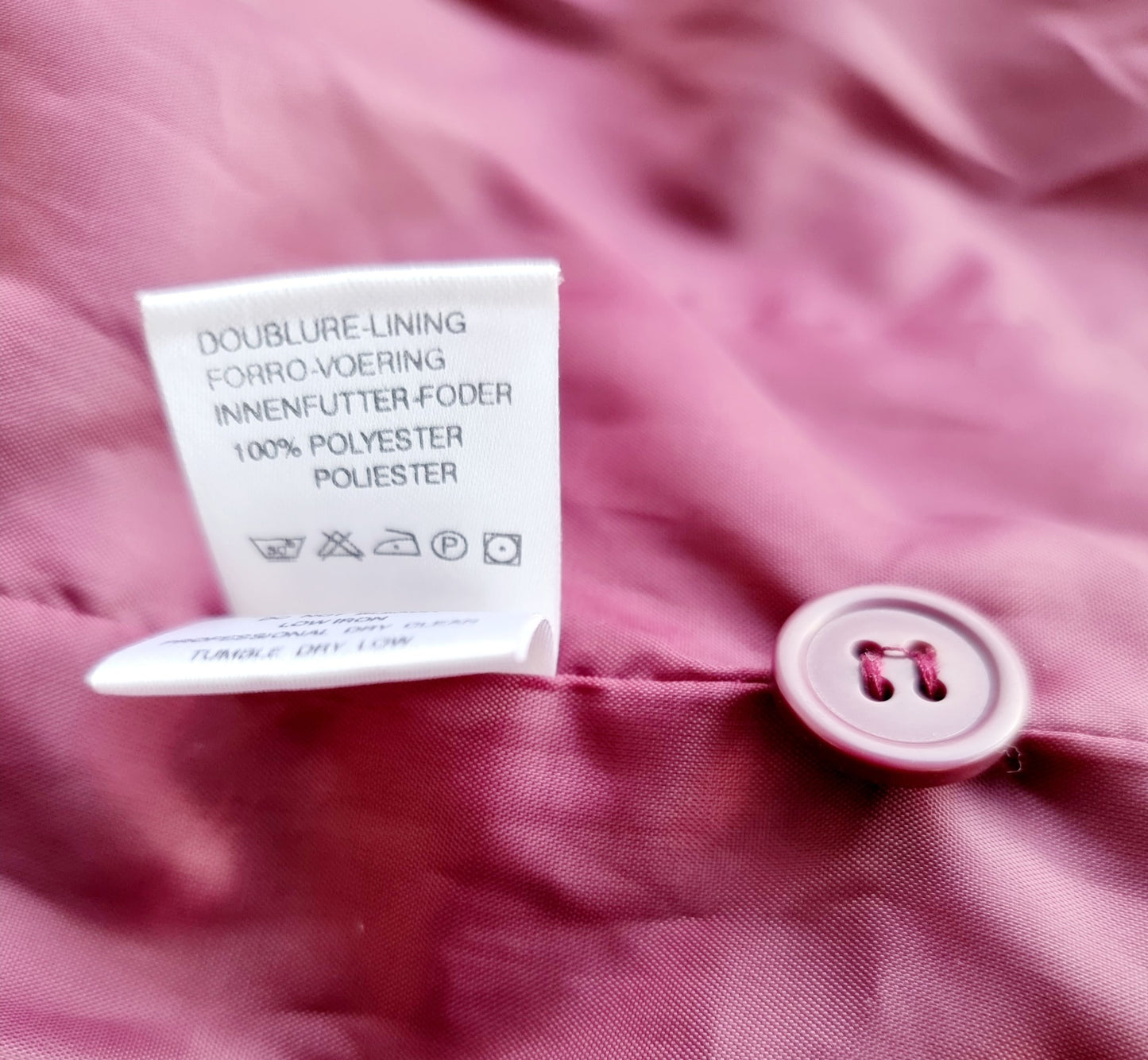 Tailleur blazer & jupe lie de vin (SIZE : 38/40)