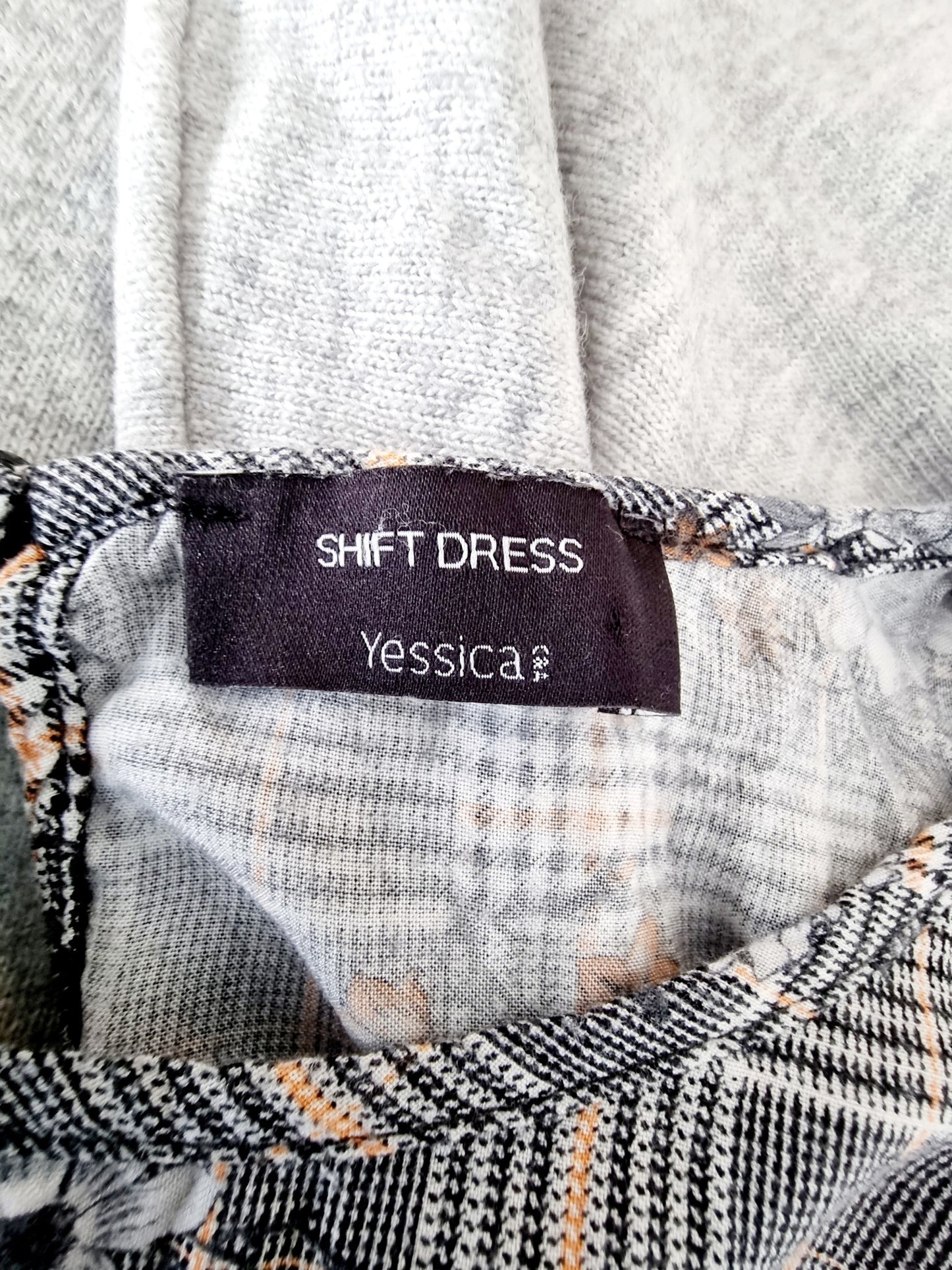 Robe longue pied de poule (SIZE : 44)