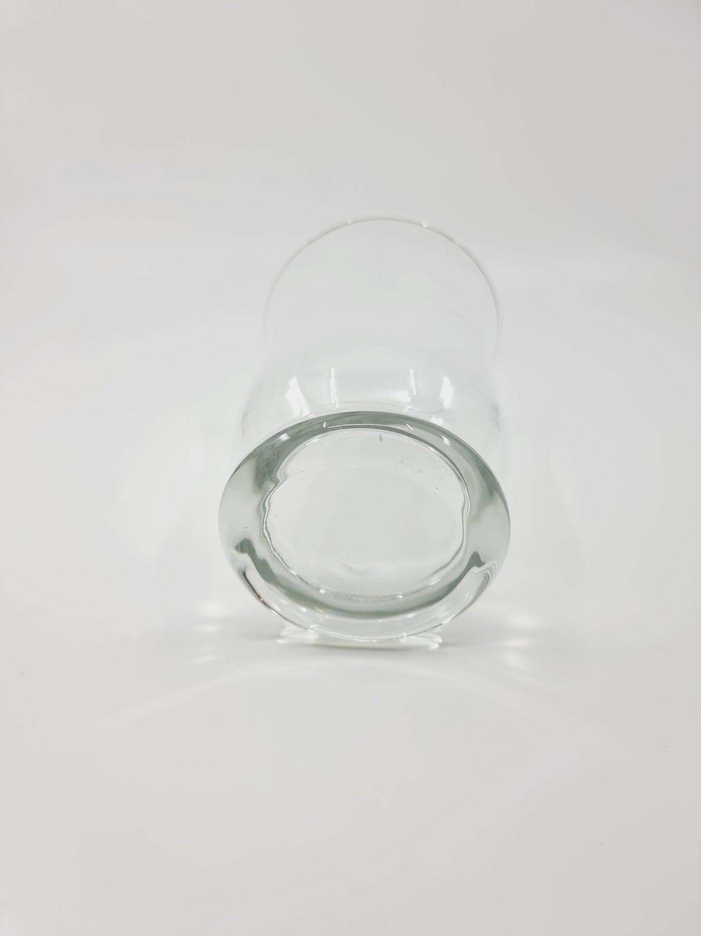 Vase/bougeoir évasé en verre