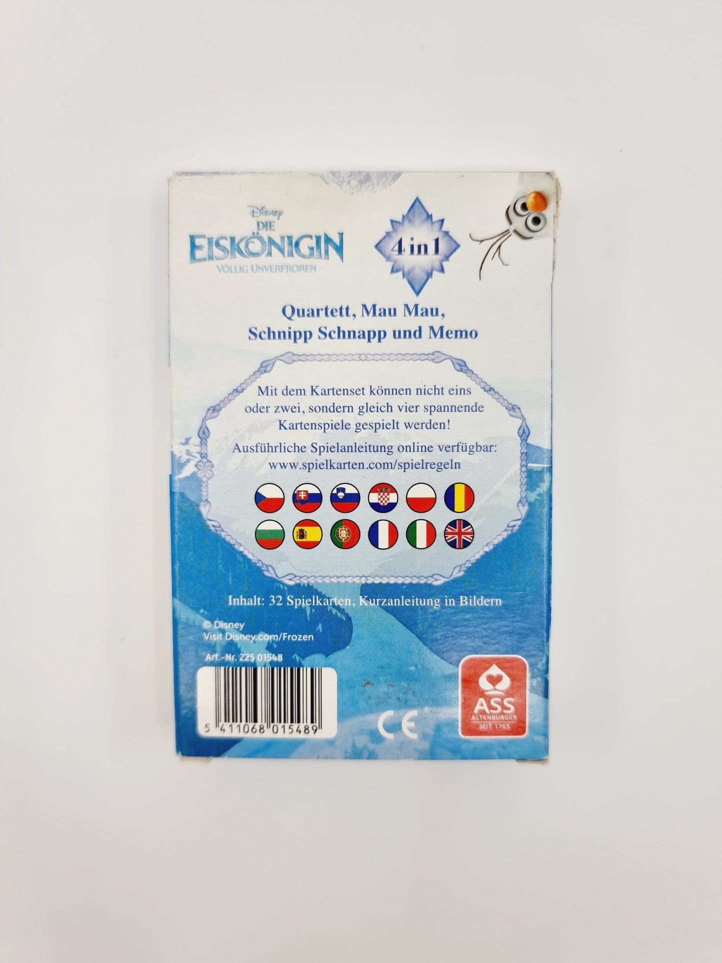 Jeu de carte - Frozen