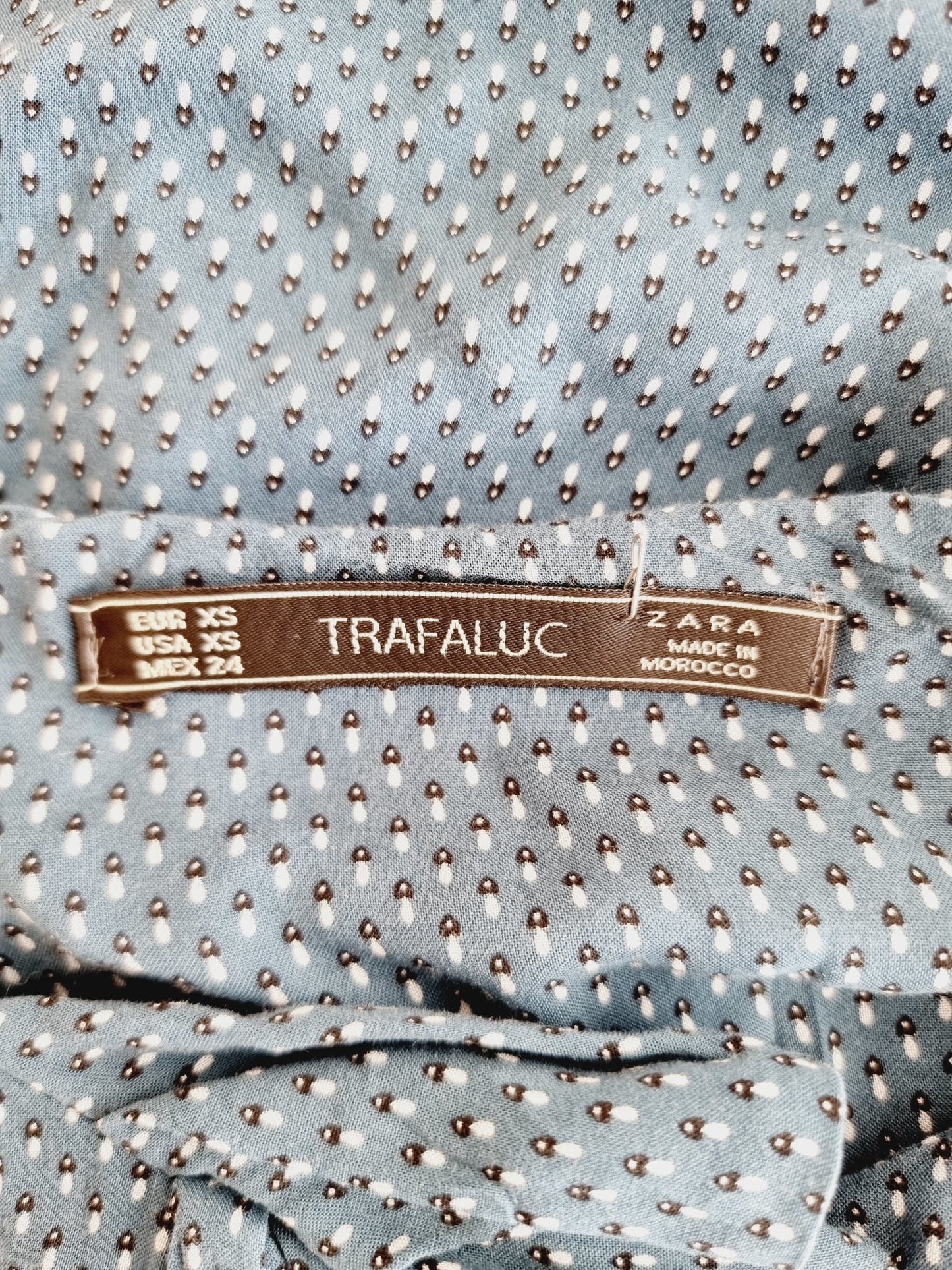 Chemise manches courtes à motif (SIZE : XS)