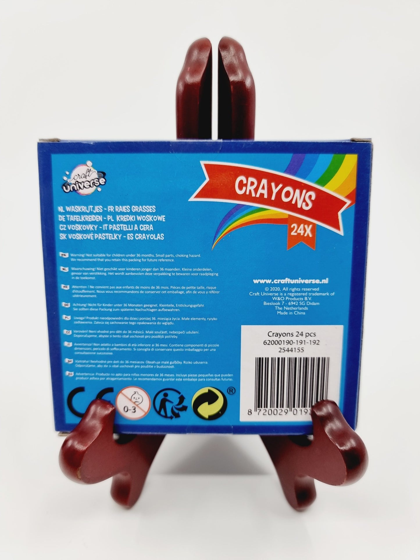 Crayons gras - Bleu (24 crayons)