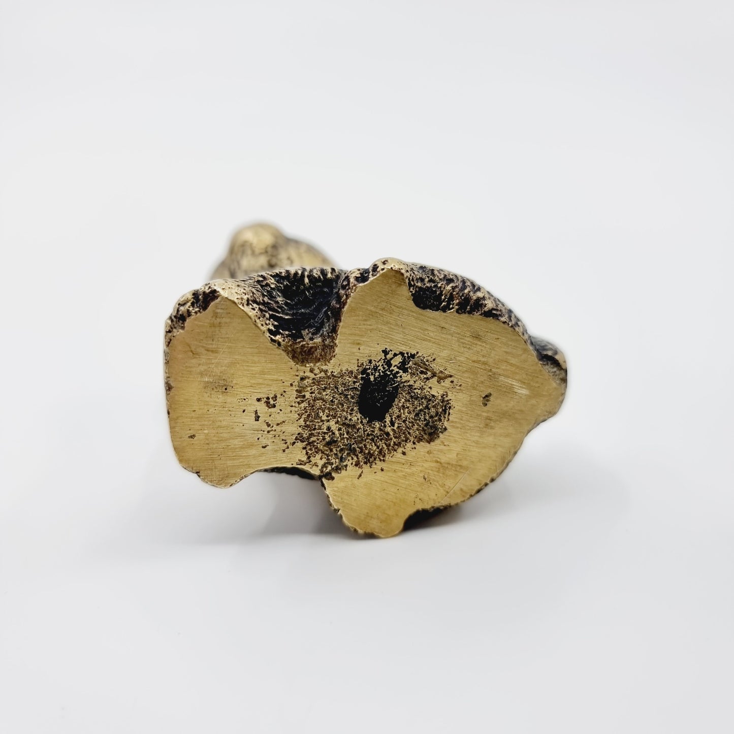 Chat assis en laiton (Modèle n°38)