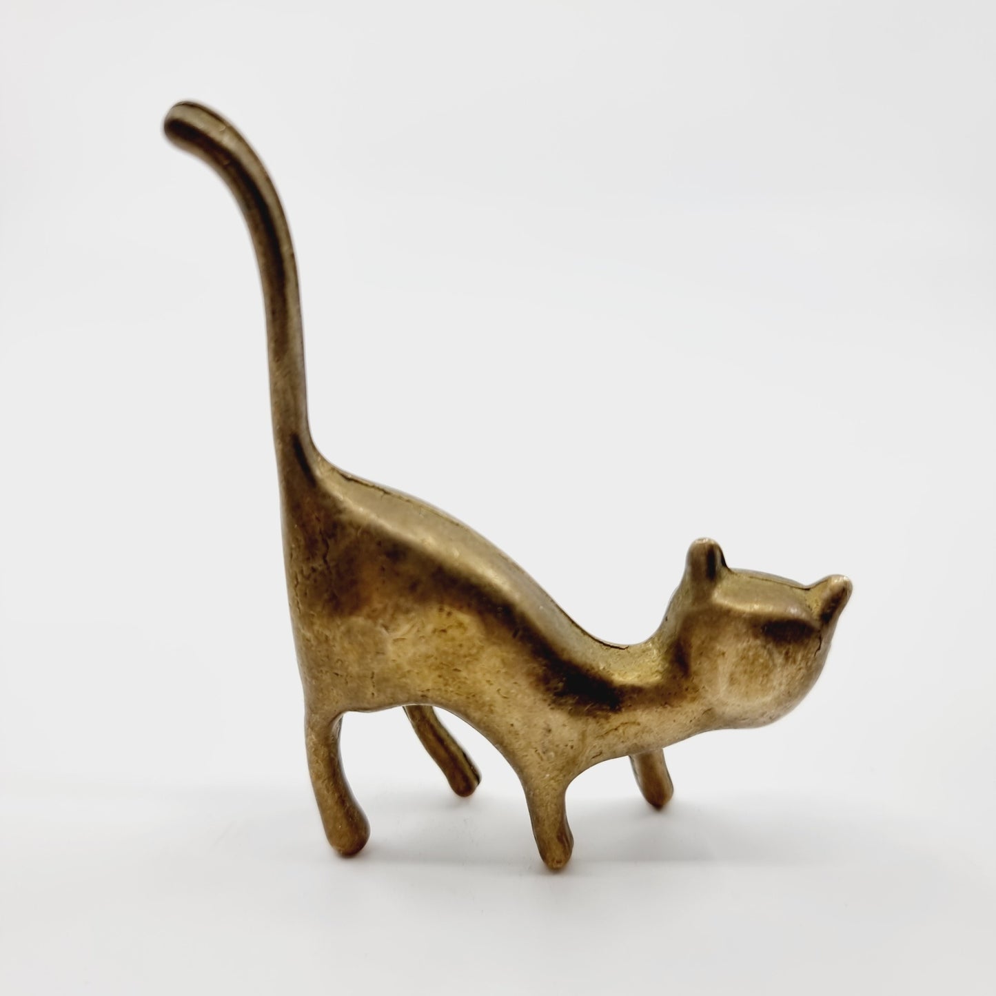 Chat en laiton des années 70 (Modèle n°39)