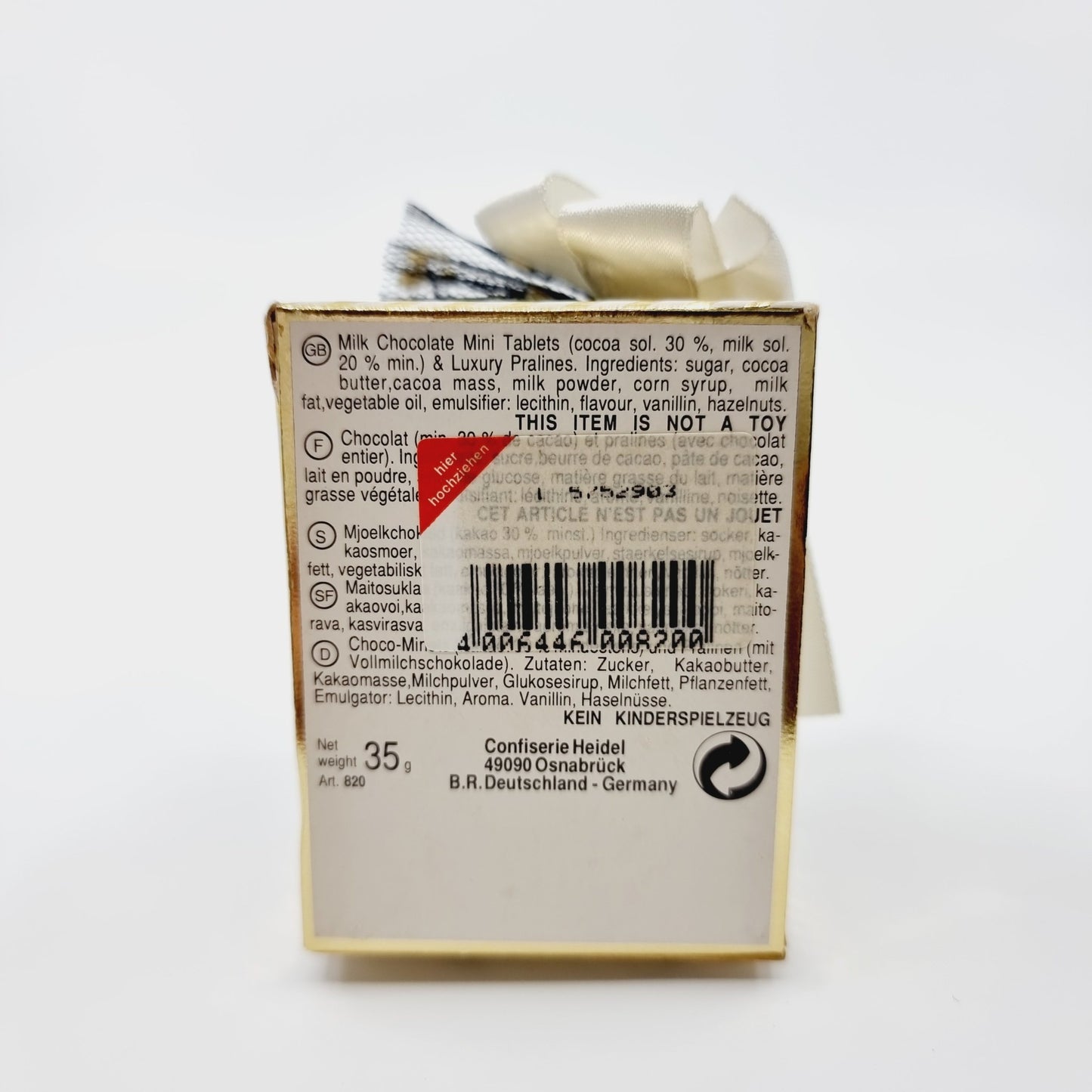 Couple de chats sur ancienne boîte de chocolat (Modèle n°83)