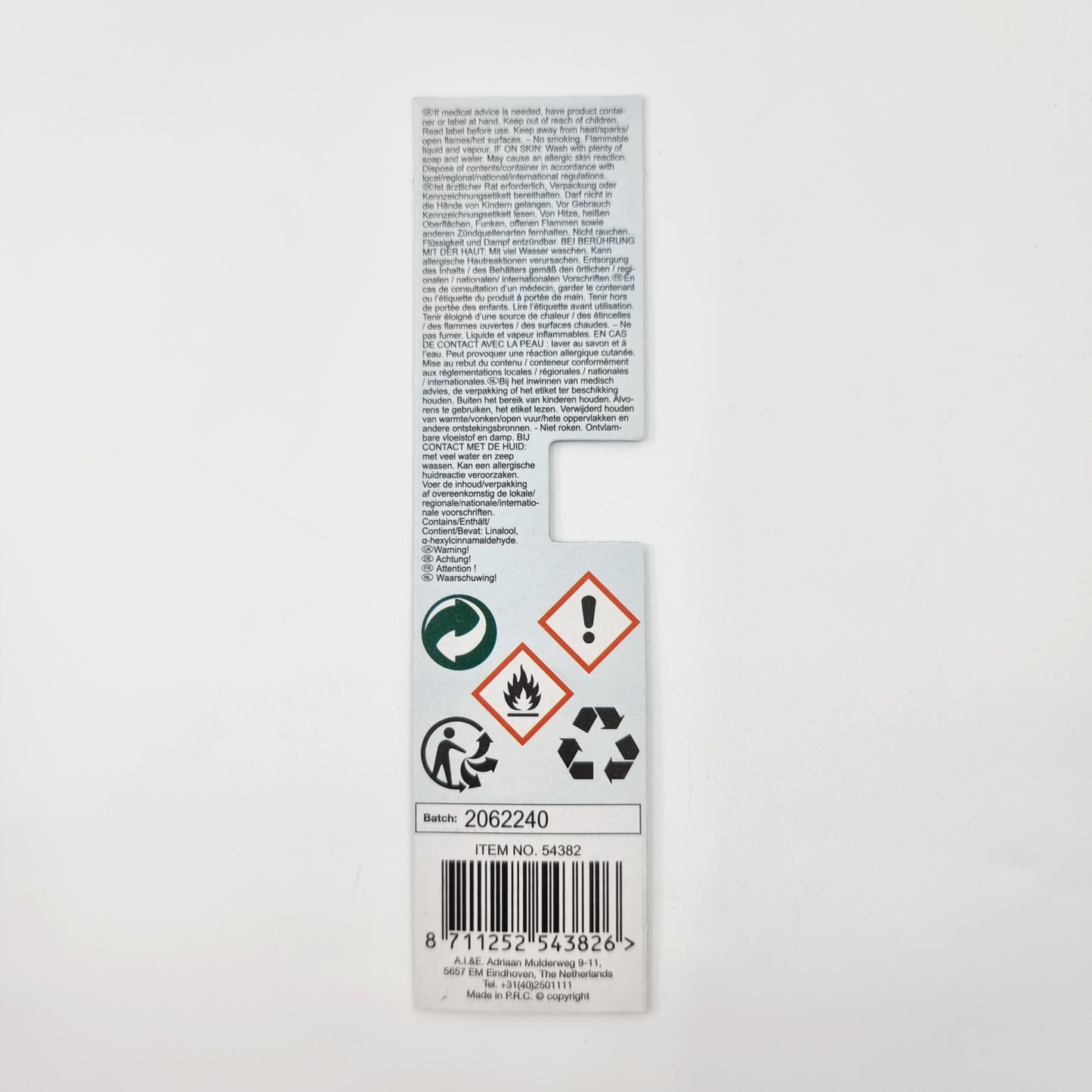 Diffuseur de parfum avec 5 bâtonnets - Ocean