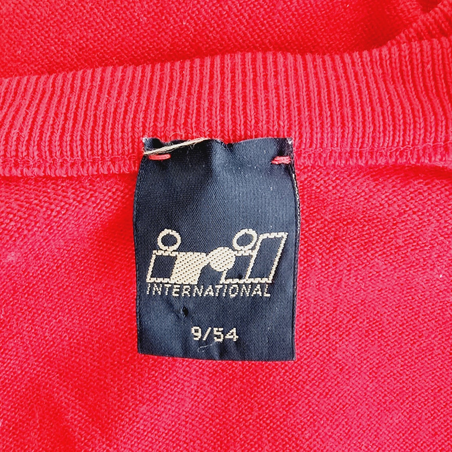 Pullover rouge pur laine (SIZE : 9/54)