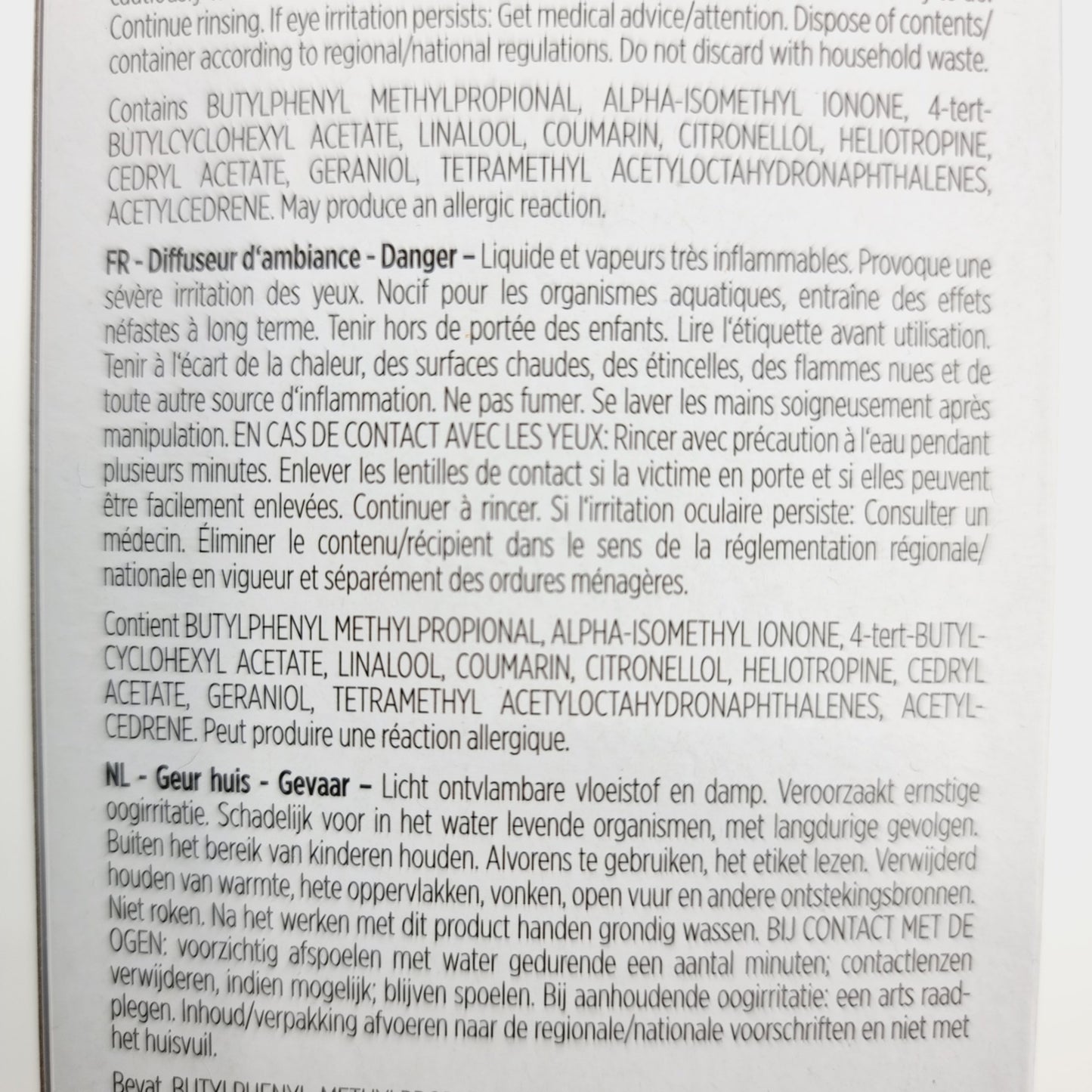 Diffuseur d'ambiance avec 5 bâtonnets - fleurs fraîches