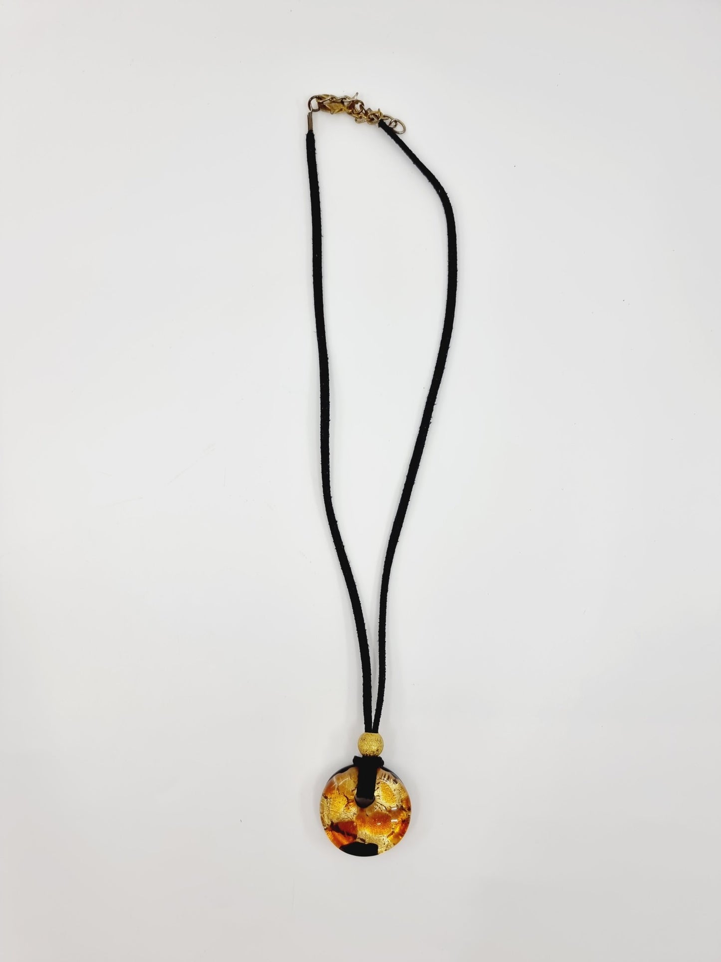 Collier - verre de Murano rond