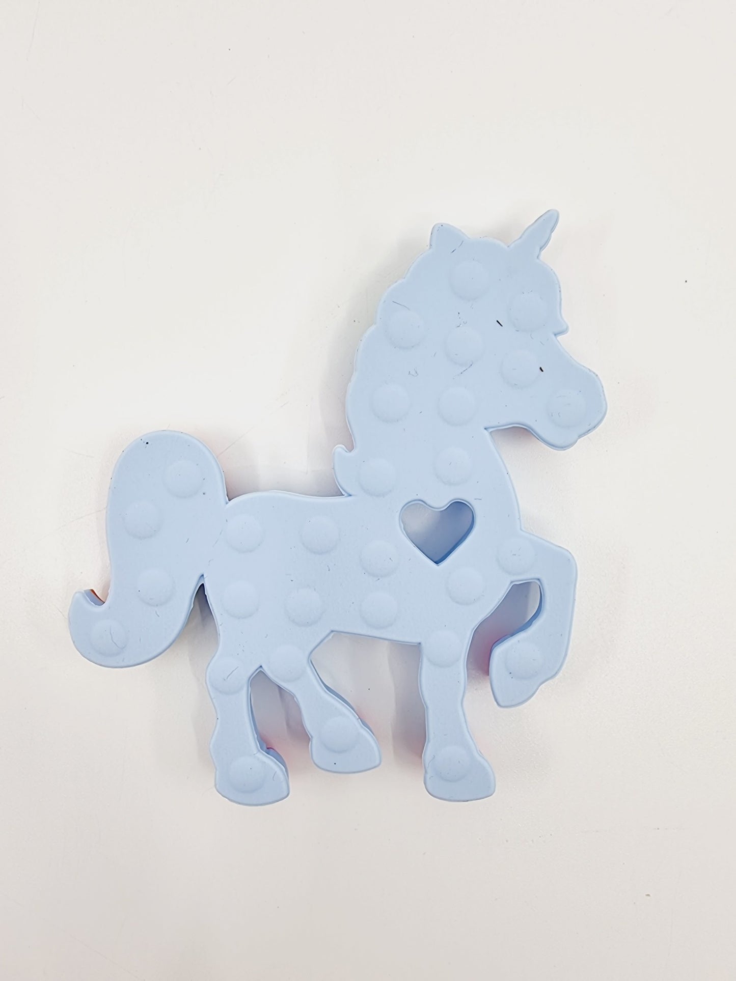 Jouet de dentition en silicone - Licorne bleu