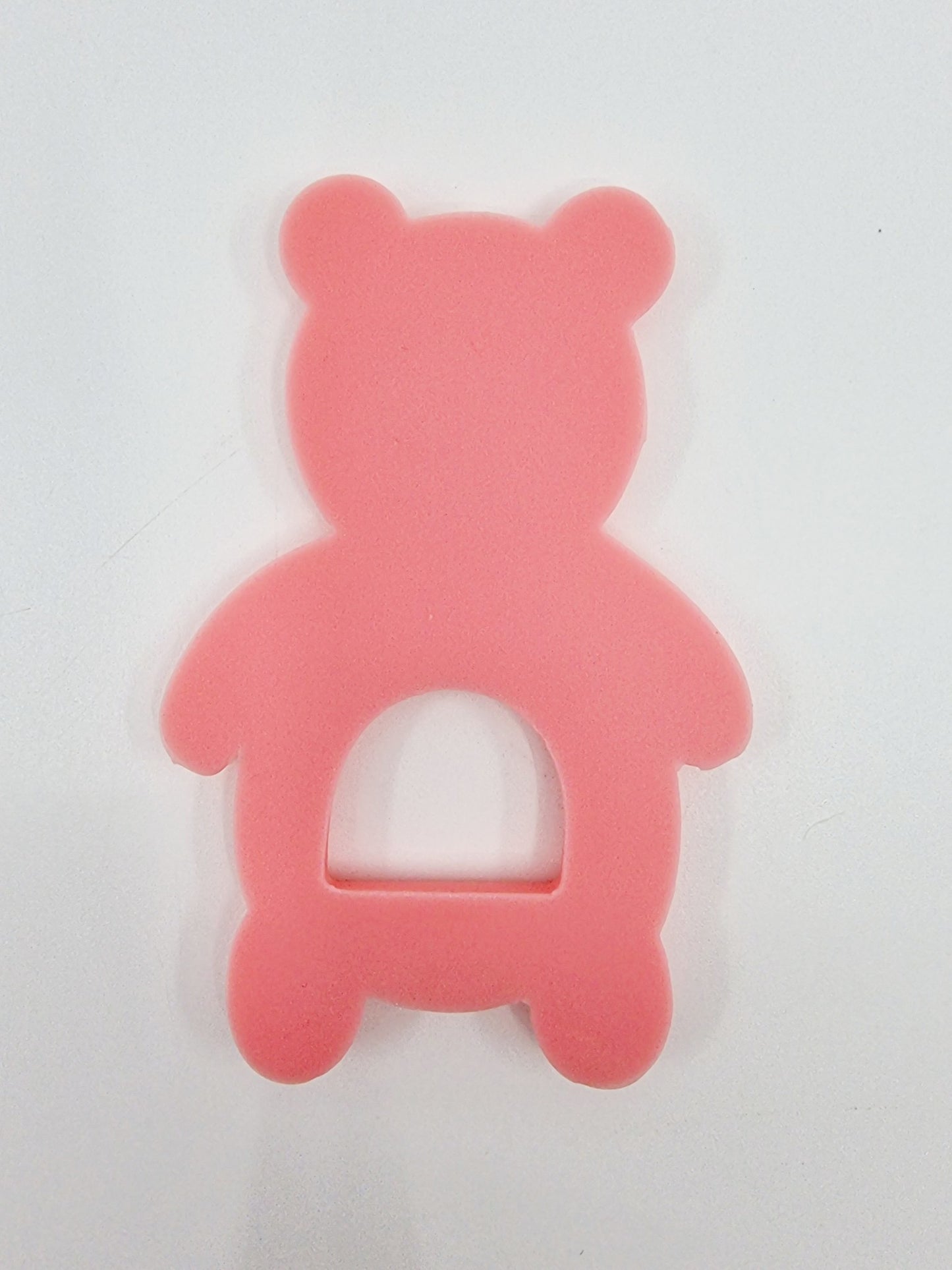 Jouet de dentition en silicone - Ourson rose