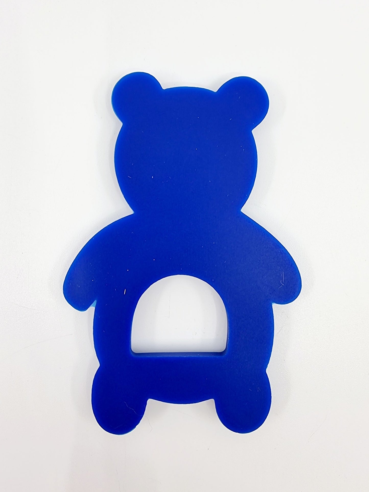 Jouet de dentition en silicone - Ourson bleu