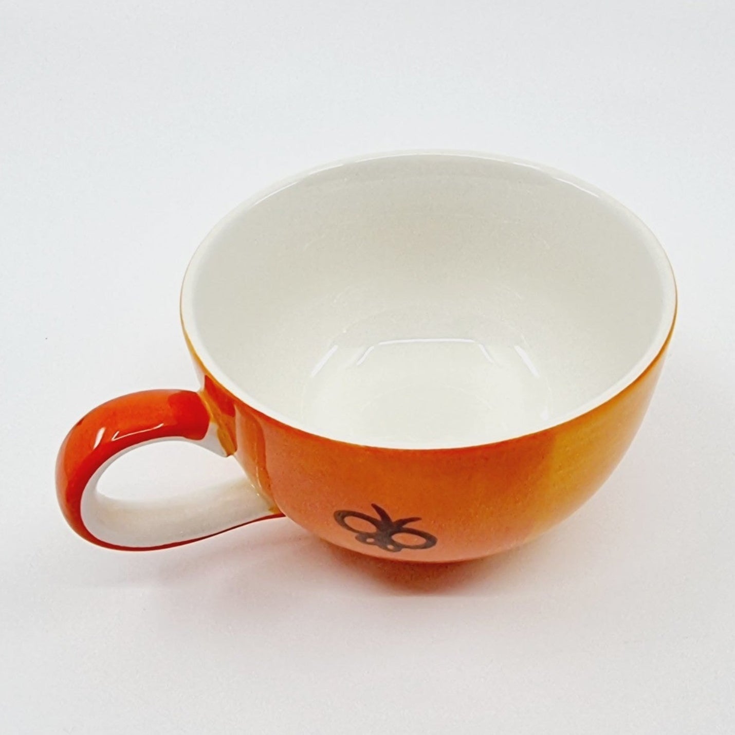 Théière avec soucoupe & tasse - Papillon