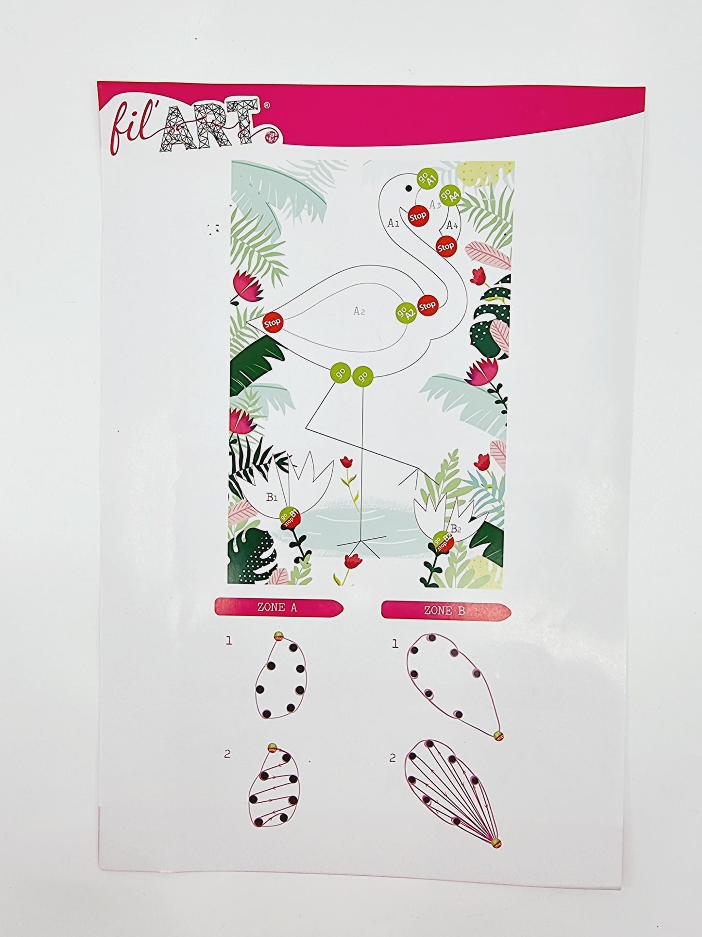 fil'ART - Flamant rose