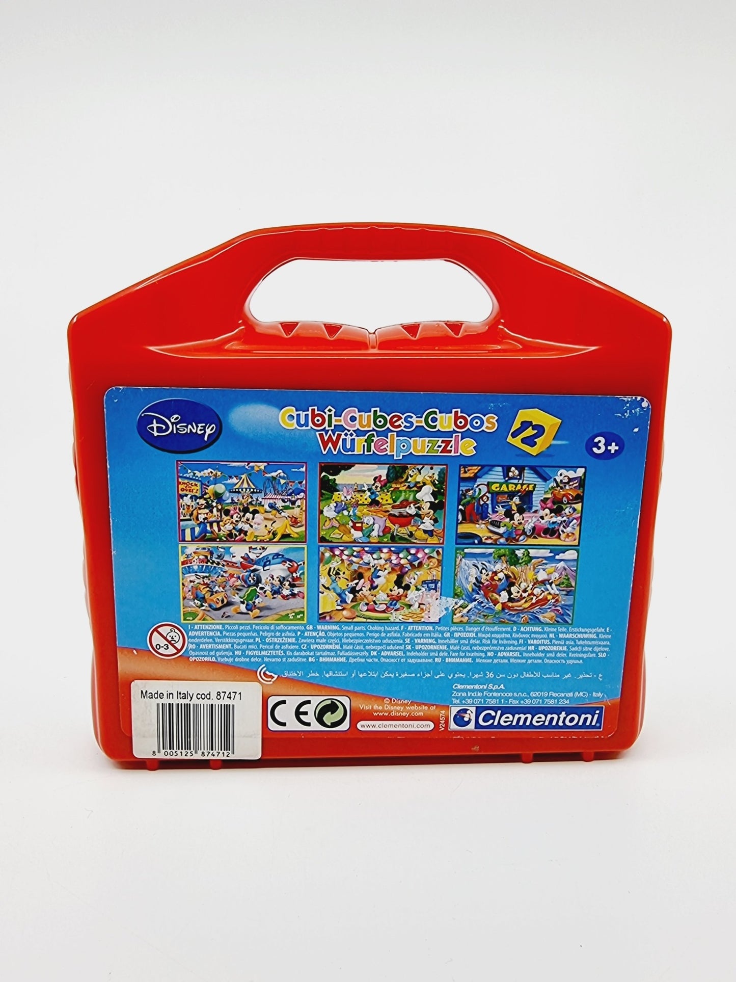 Puzzle cube - Mickey et ses amis (12 cubes)