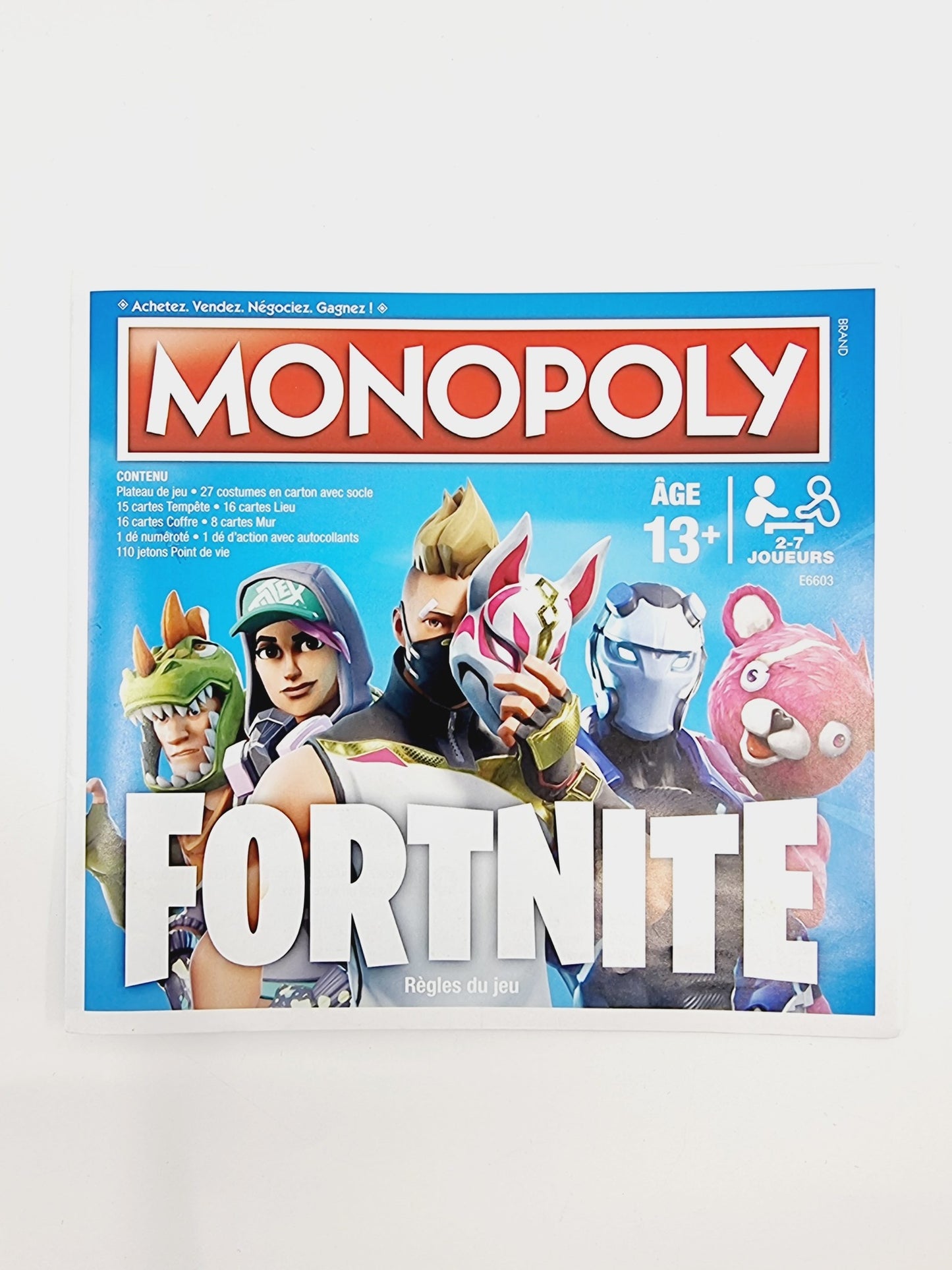 MONOPOLY - Fortnite, combattez vos adversaires et évitez la tempête !