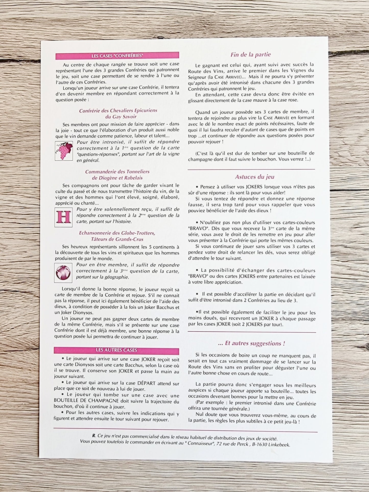 Le Connaisseur, sur la route des vins & spiritueux du monde