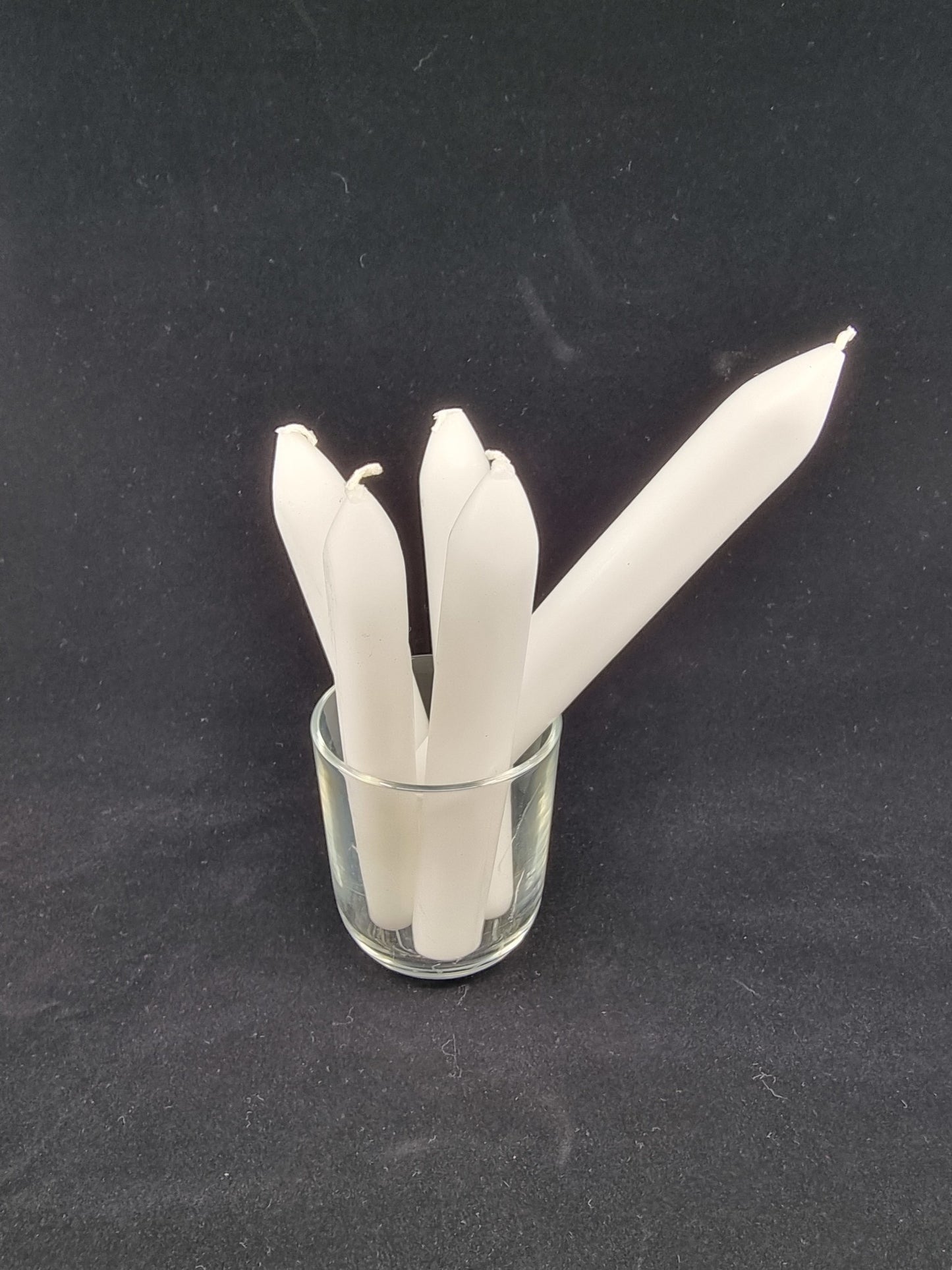 Lot de 5 bougies effilées