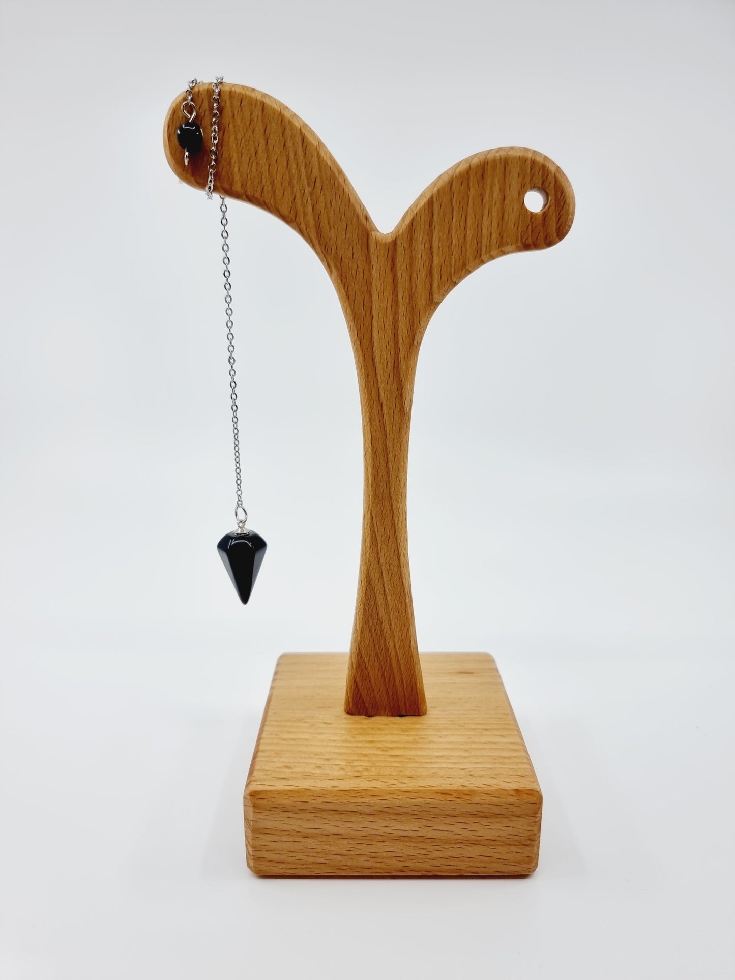 Pendule en pierre naturelle - onyx noire