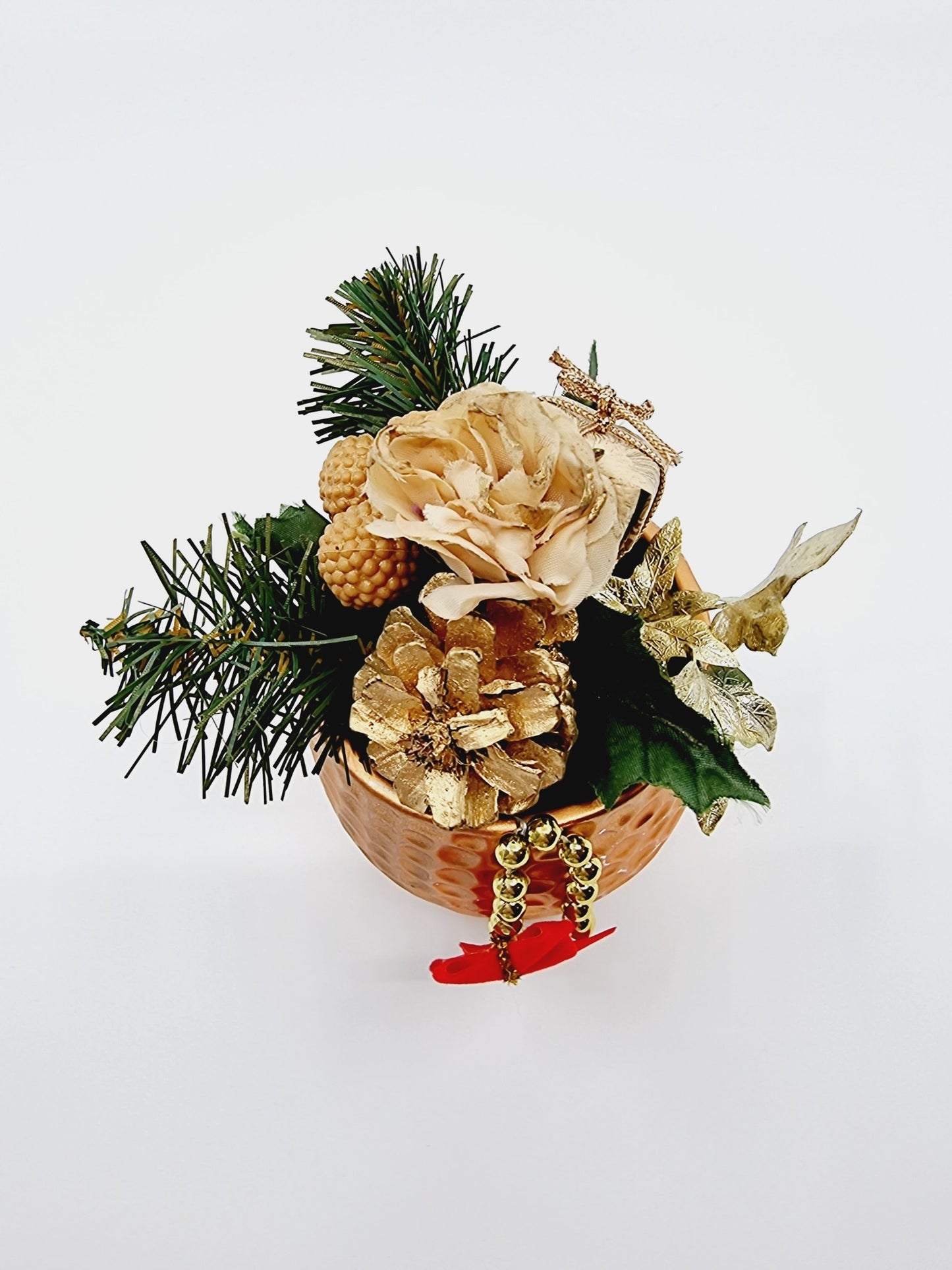 Composition florale de Noël - modèle 3