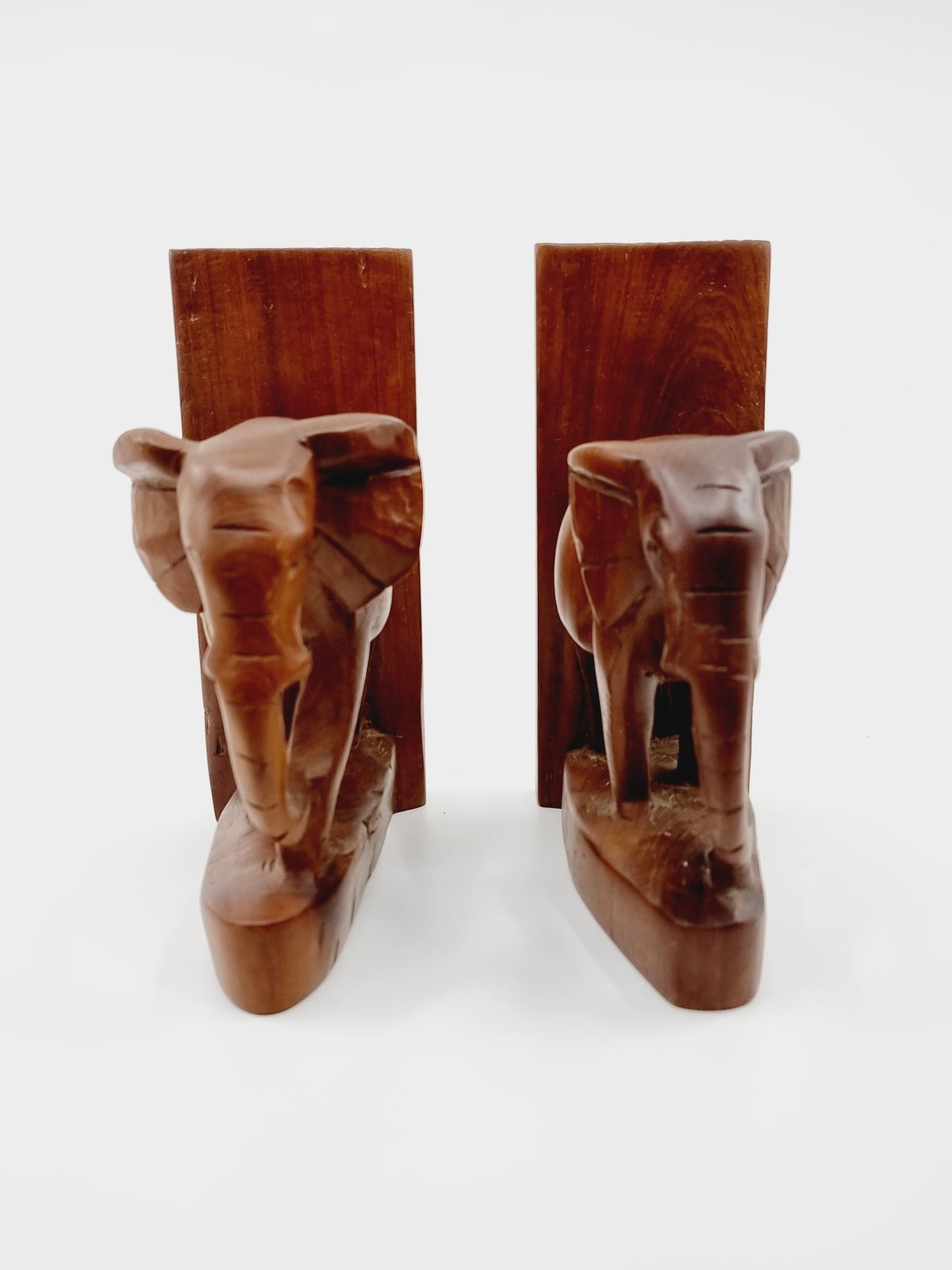 Serre-livres en bois - éléphant (2 pièces)