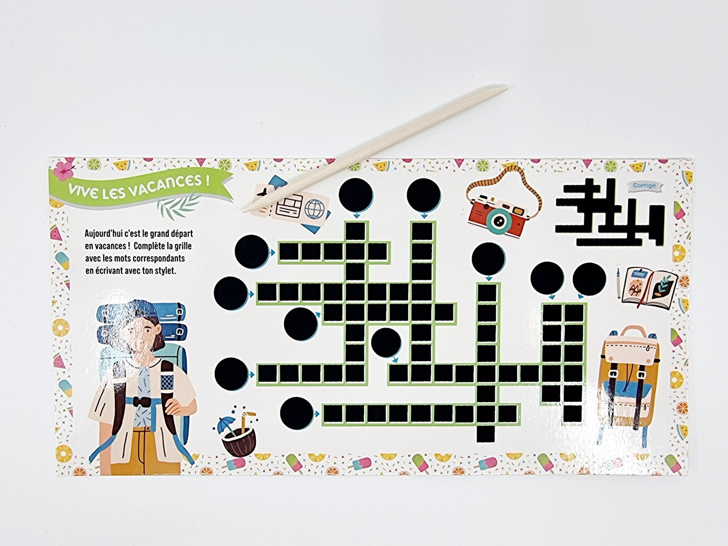 Jeux à gratter pour enfant - spécial été