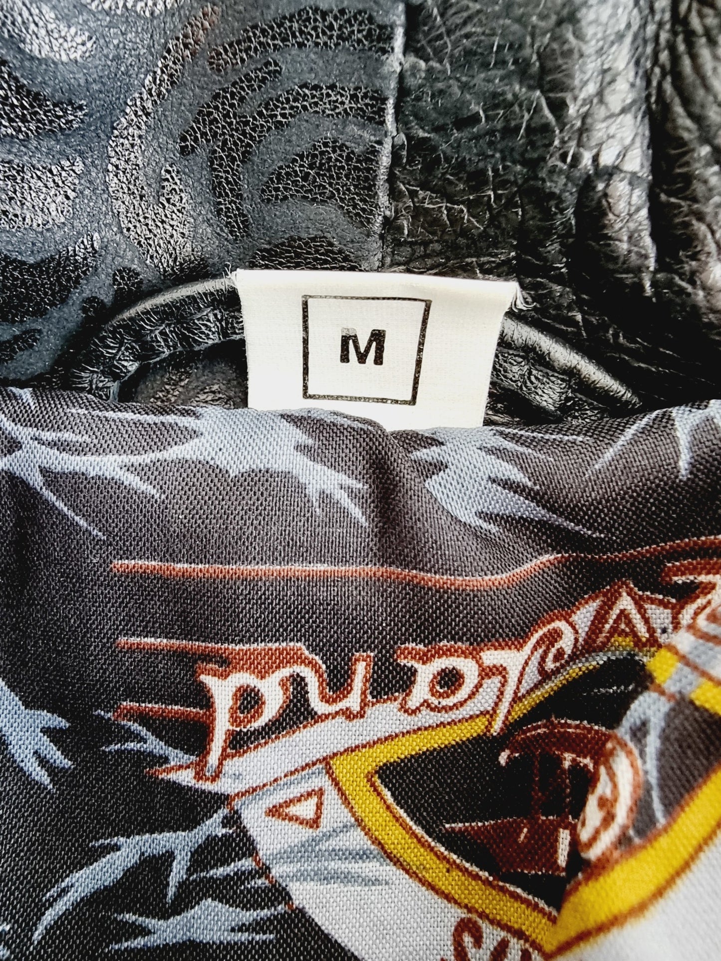 Bomber vintage en cuir (SIZE : M)