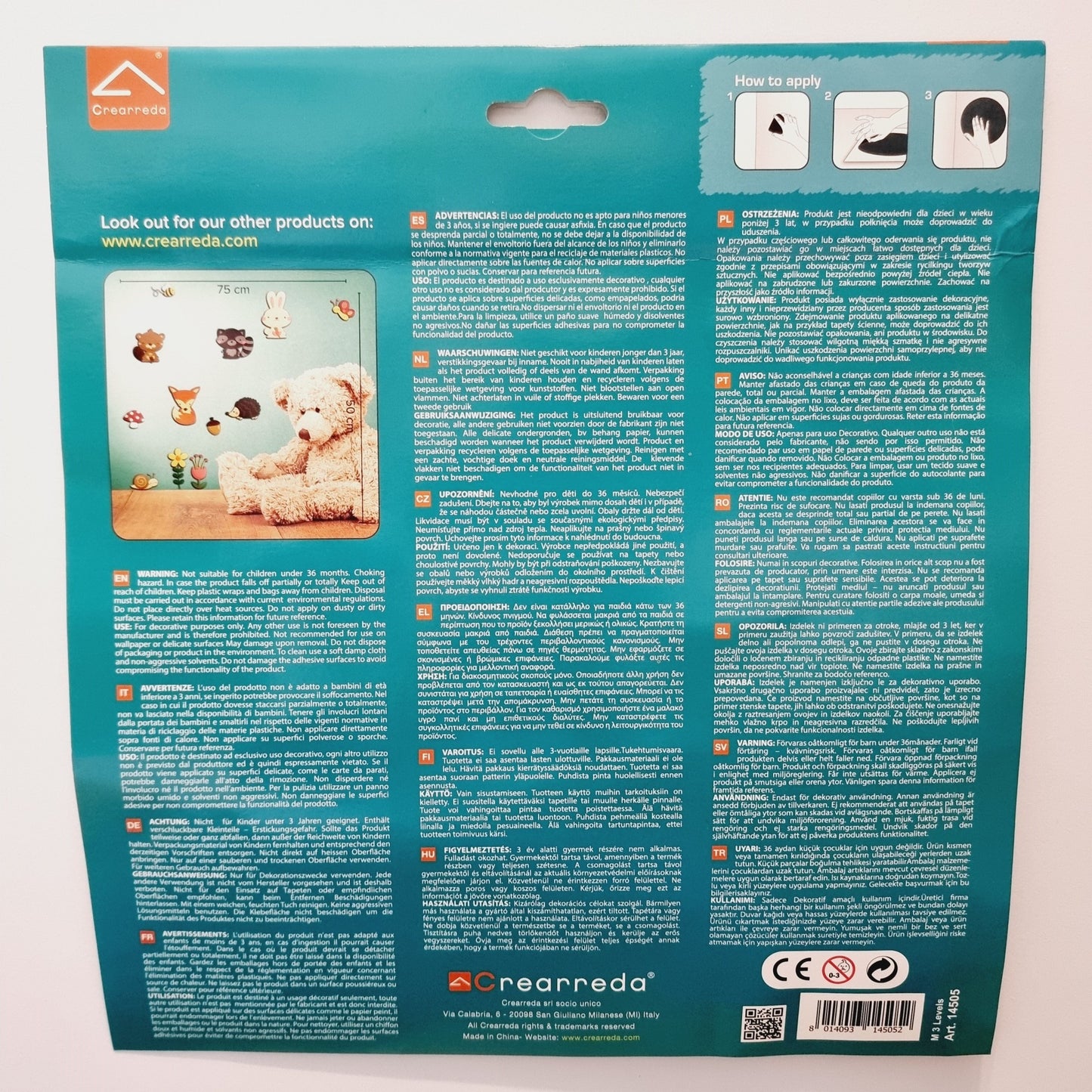 Stickers 3D - Animaux de la forêt