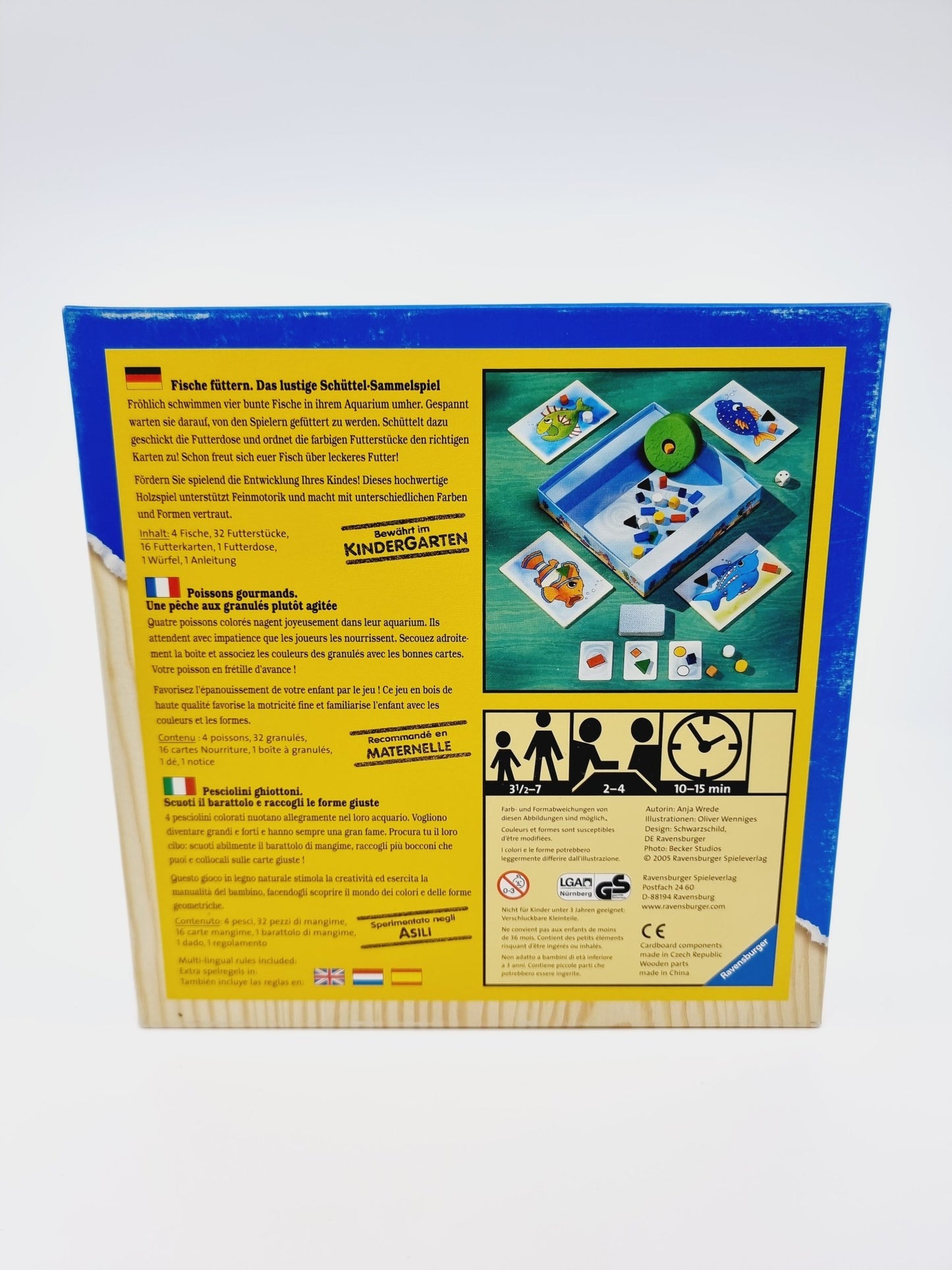 Poissons gourmands en bois