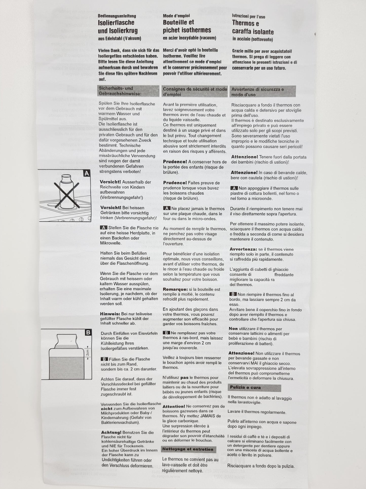 Bouteille isotherme - Menthe