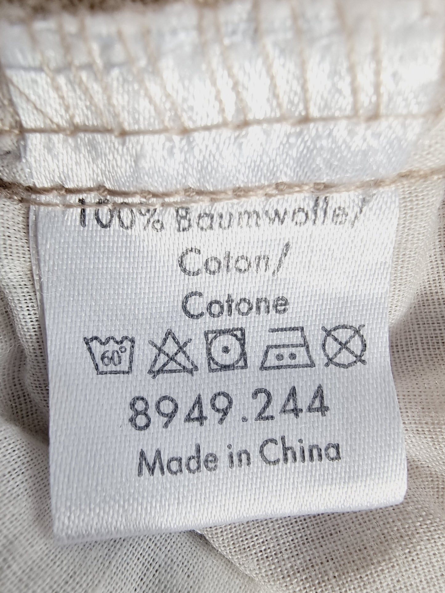 Pantalon beige (SIZE : 74)