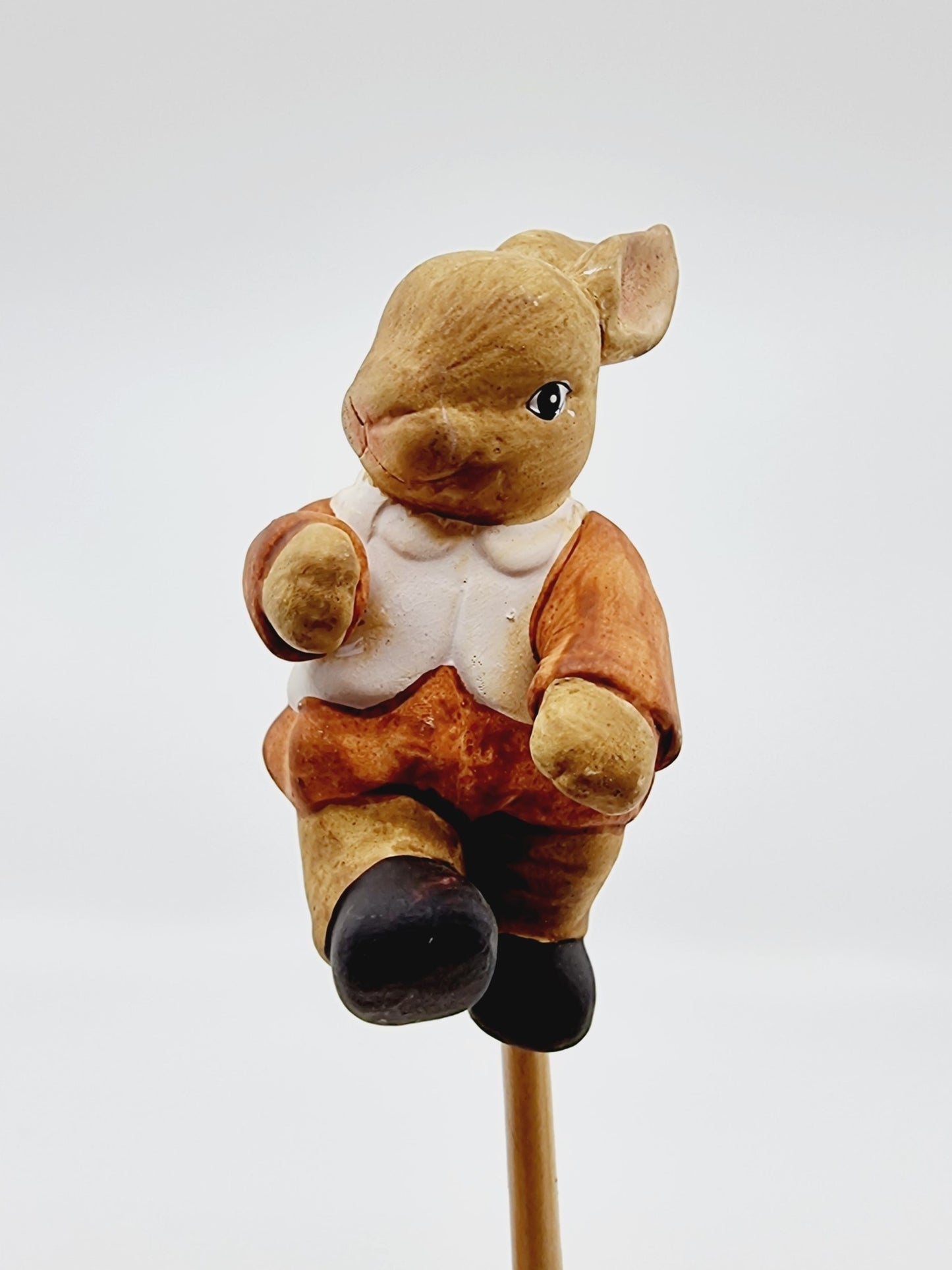 Bibelot - Lapin pour pot de fleurs (2 pièces)