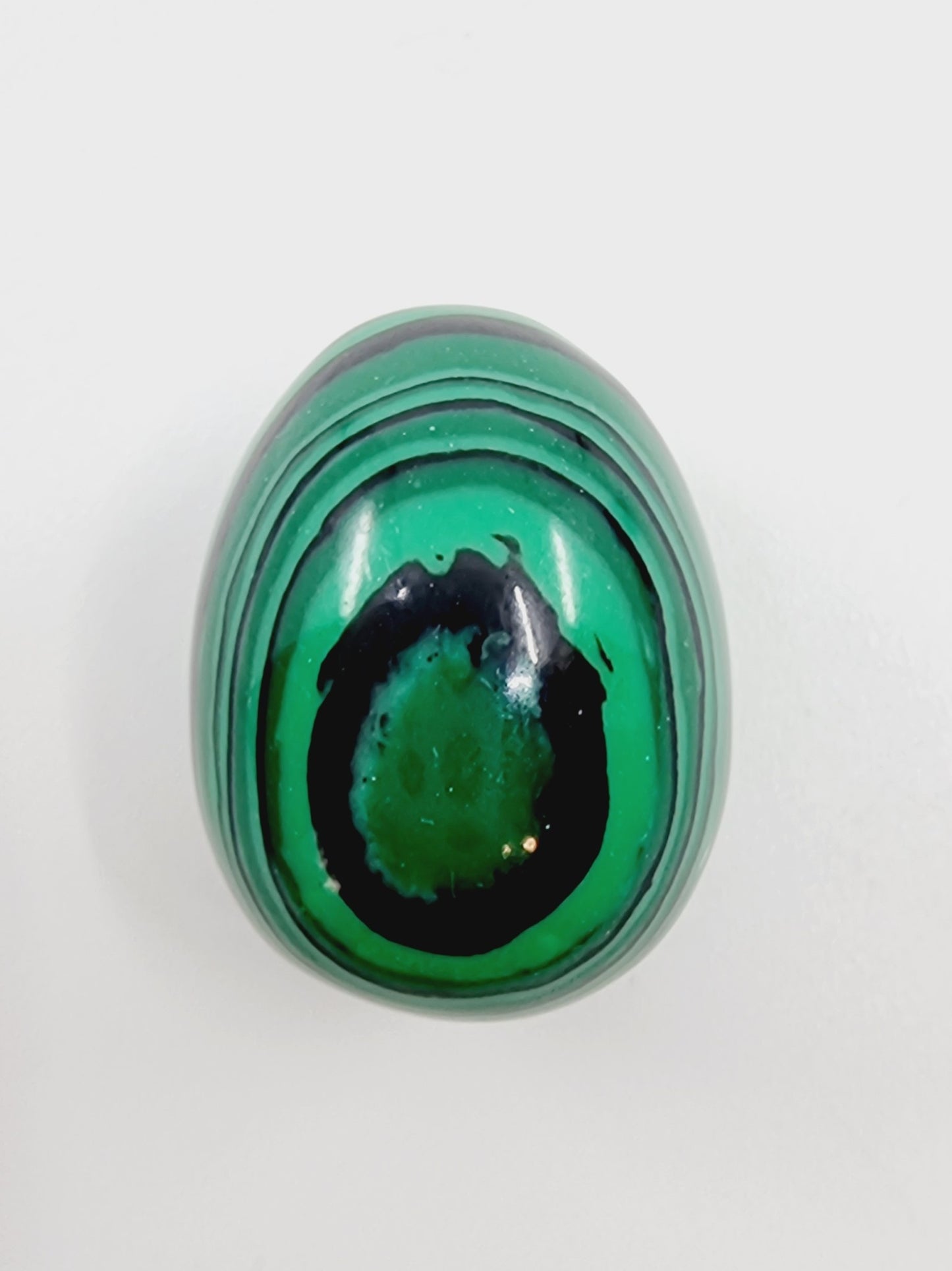 Oeuf en pierre naturelle - Malachite