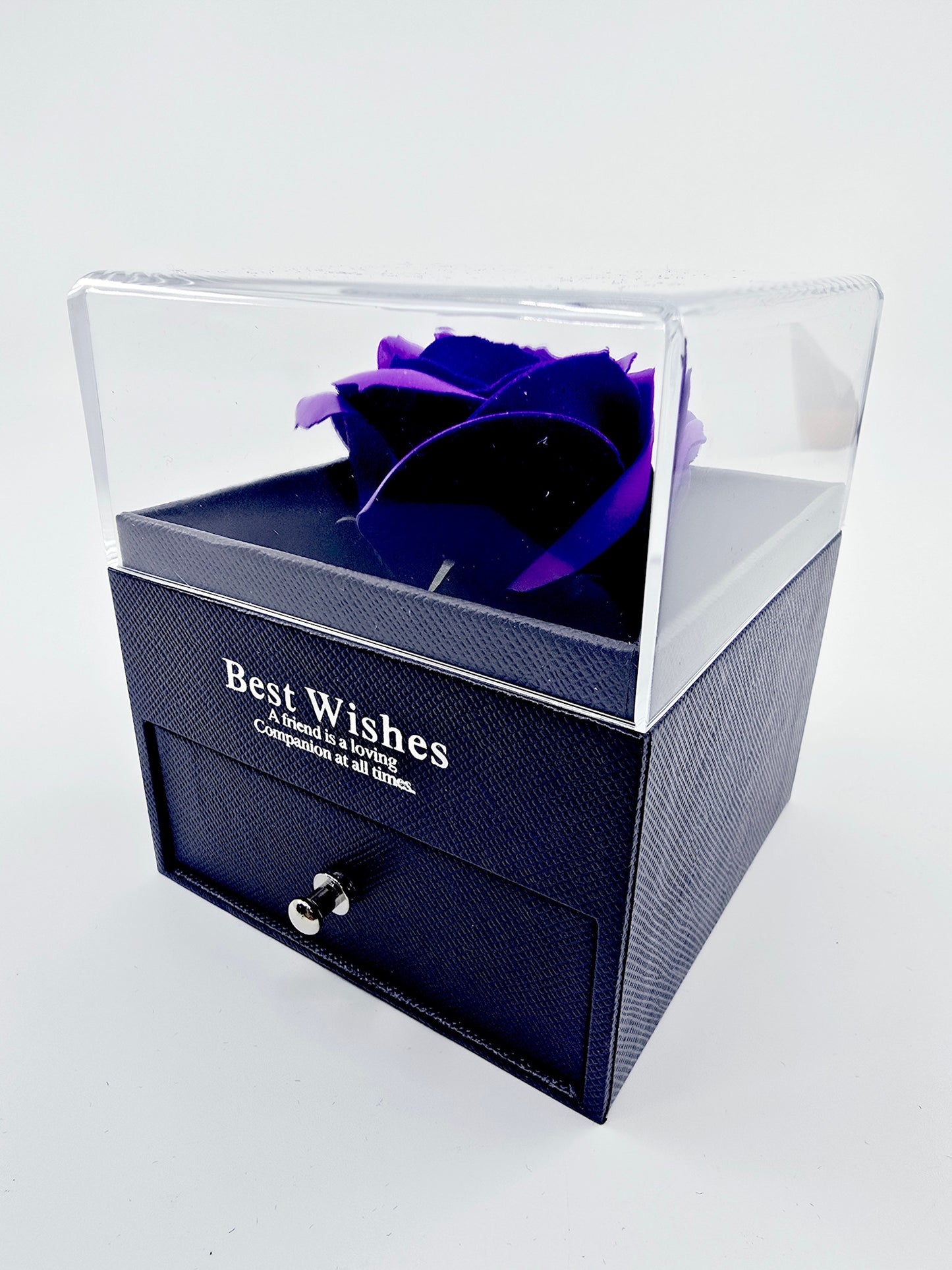 Coffret rose et collier - Délicatesse