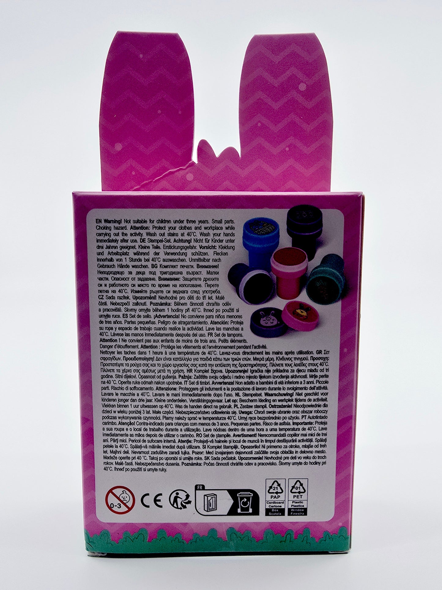 Tampons festifs de Pâques (12 pièces) - Lapin