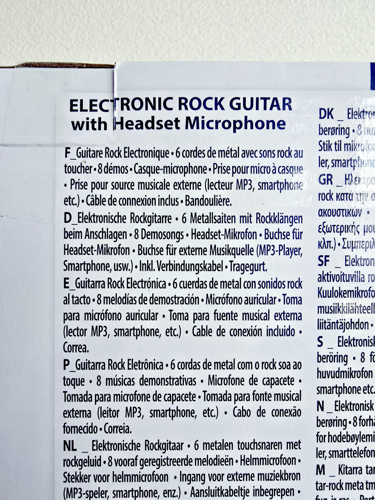 Guitare rock électronique avec amplificateur sans fil et microphone