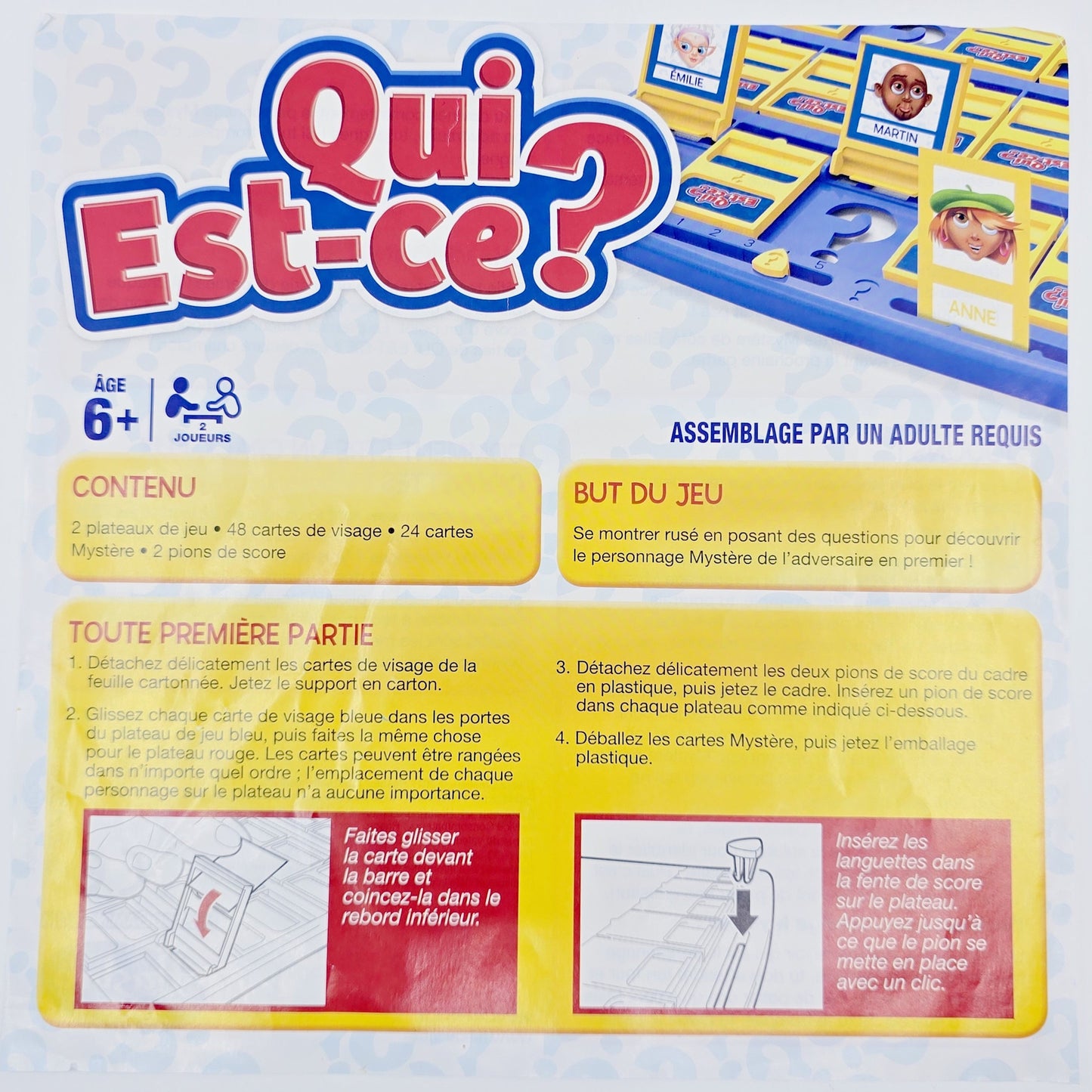 Qui Est-ce ? Le célèbre jeu de déduction