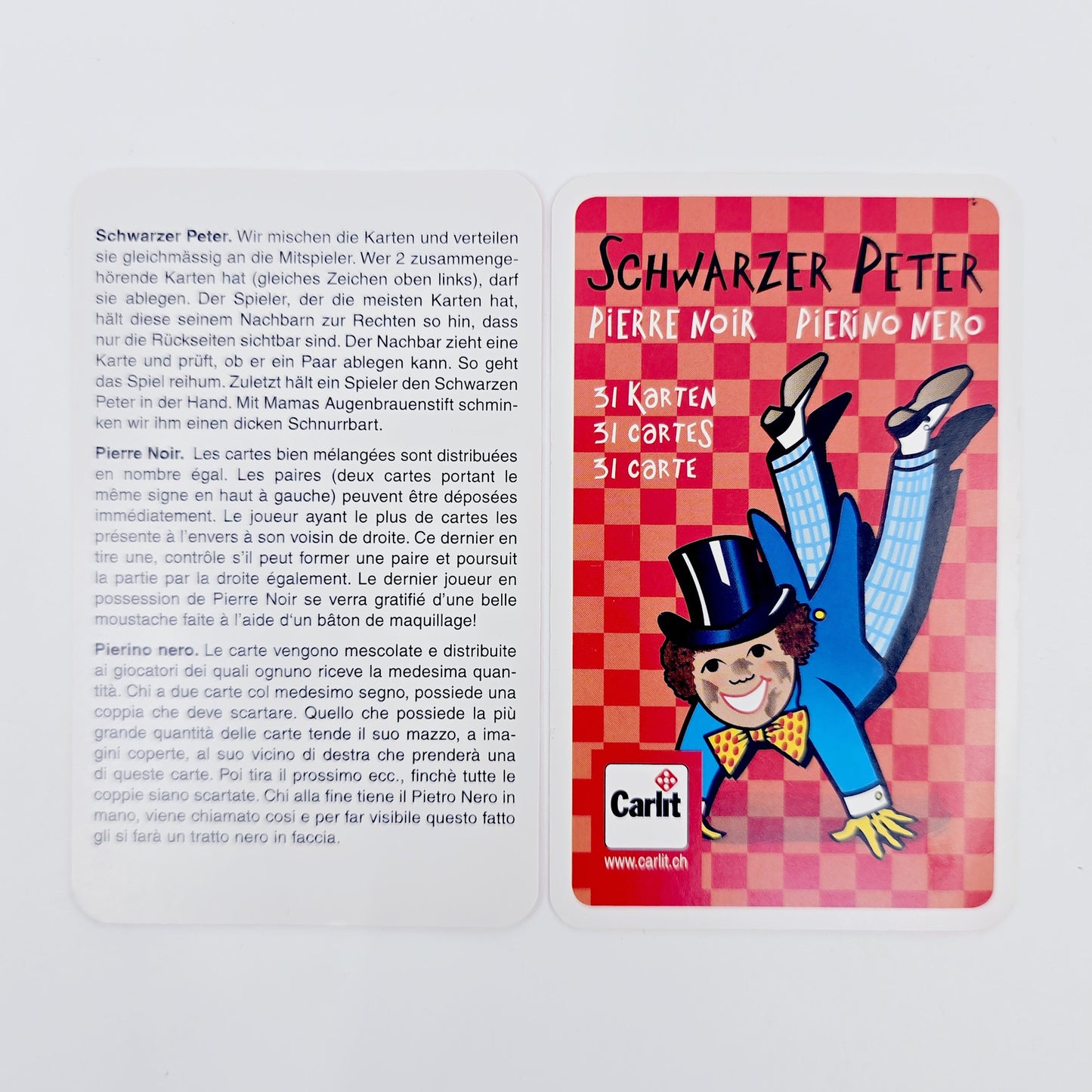 Jeu de carte - Pierre noir